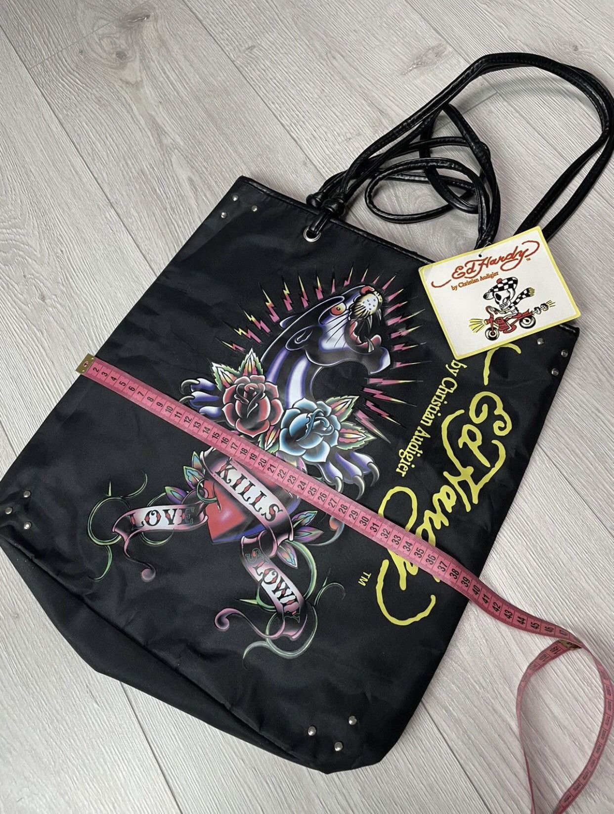 Christian Audigier × Ed Hardy × Vintage Rare ed hardy vintage shoulder tote bag Size ONE SIZE - 8 Thumbnail