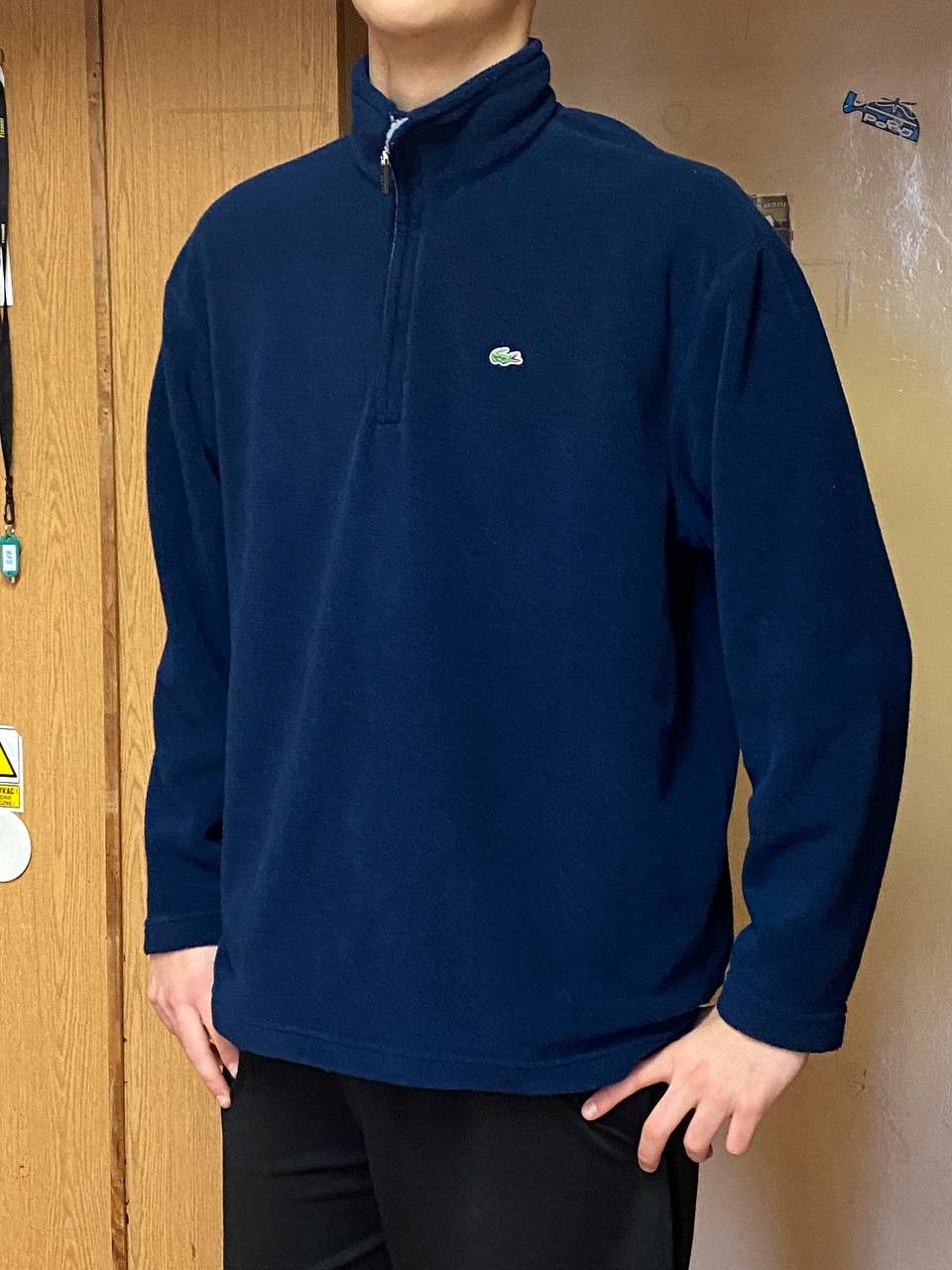 Vintage Lacoste Half-Zip Fleece Pullover