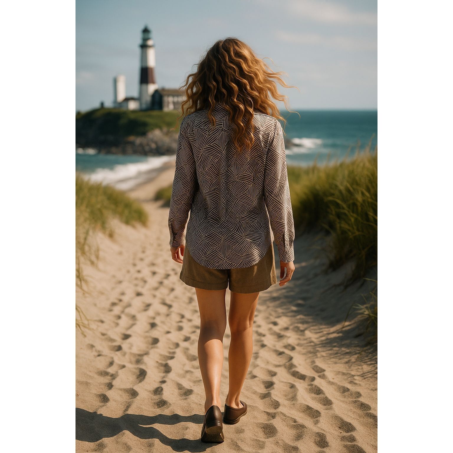 Theory Theory Size Med Black White Silk Button Front Long Sleeve Ge Size M / US 6-8 / IT 42-44 - 8 Thumbnail