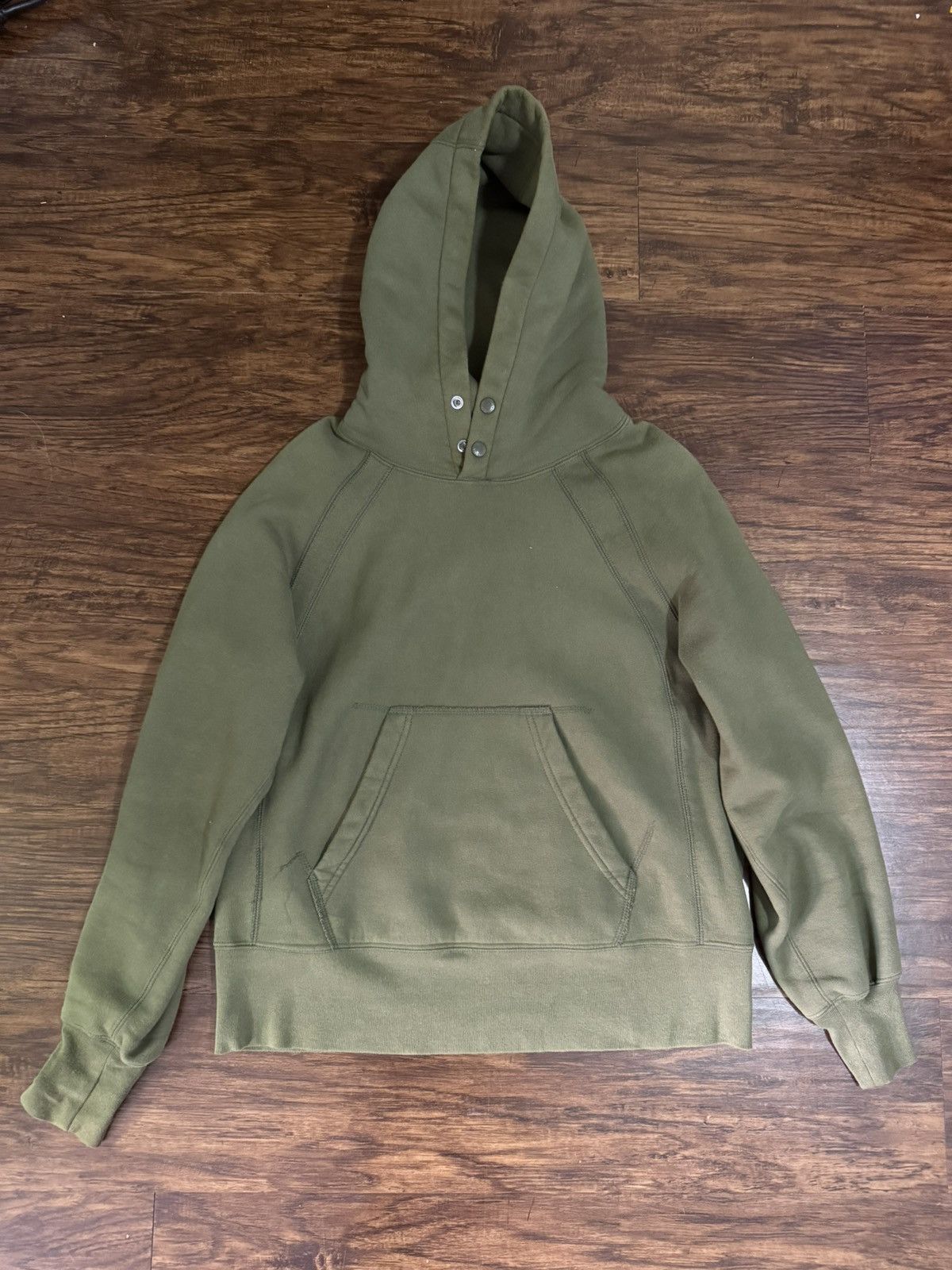 Engineered Garments green hoodie