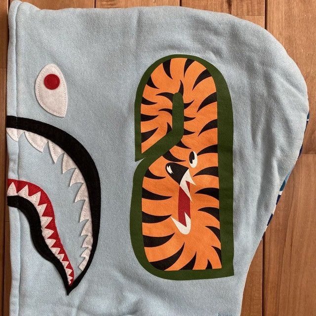 Bape BAPE ABC CAMO Blue Shark Full Zip Hoodie a bathing ape Size US M / EU 48-50 / 2 - 6 Thumbnail