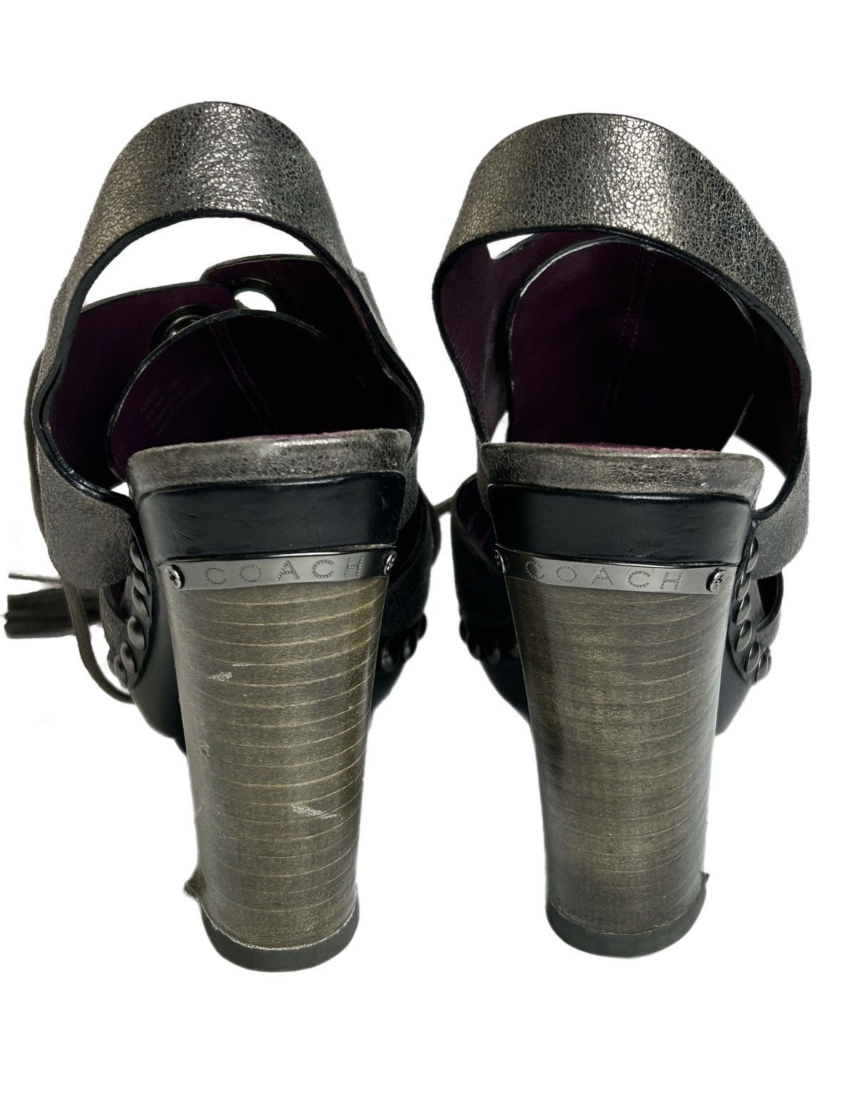 Coach Coach Poppy Rena Clog Gunmetal Size US 6.5 / IT 36.5 - 4 Thumbnail