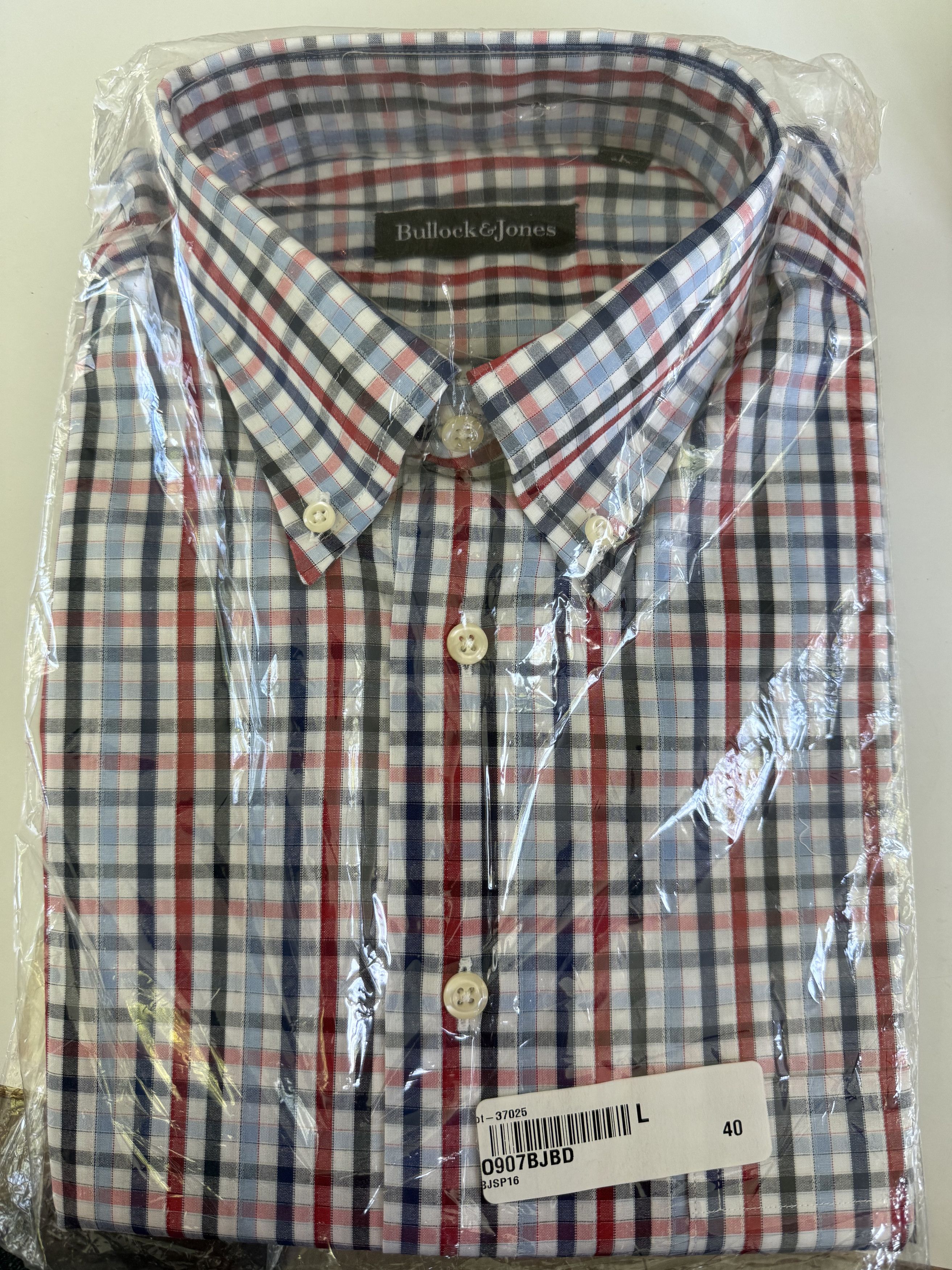Bullock & Jones Bullock & Jones Checkered Button Up Shirt Size US L / EU 52-54 / 3 - 1 Thumbnail