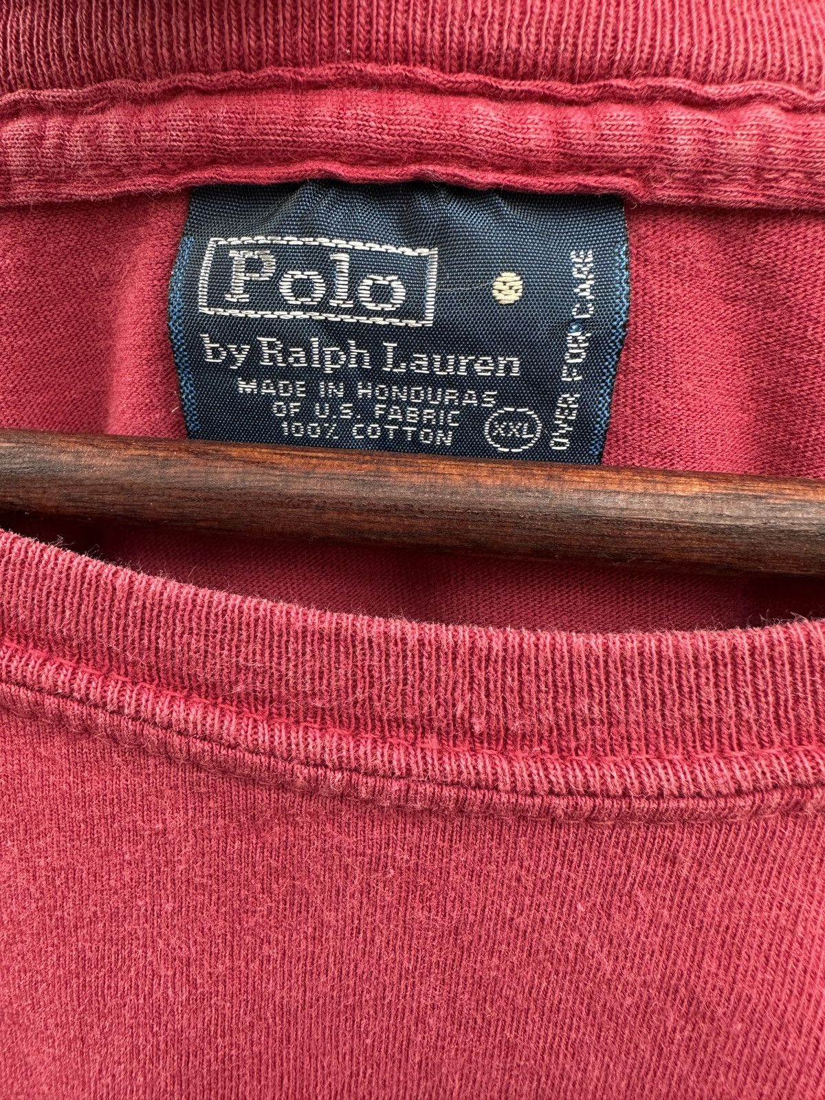 Designer × Polo Ralph Lauren × Vintage Vintage Faded Polo Ralph Lauren T Shirt Size US XXL / EU 58 / 5 - 3 Thumbnail