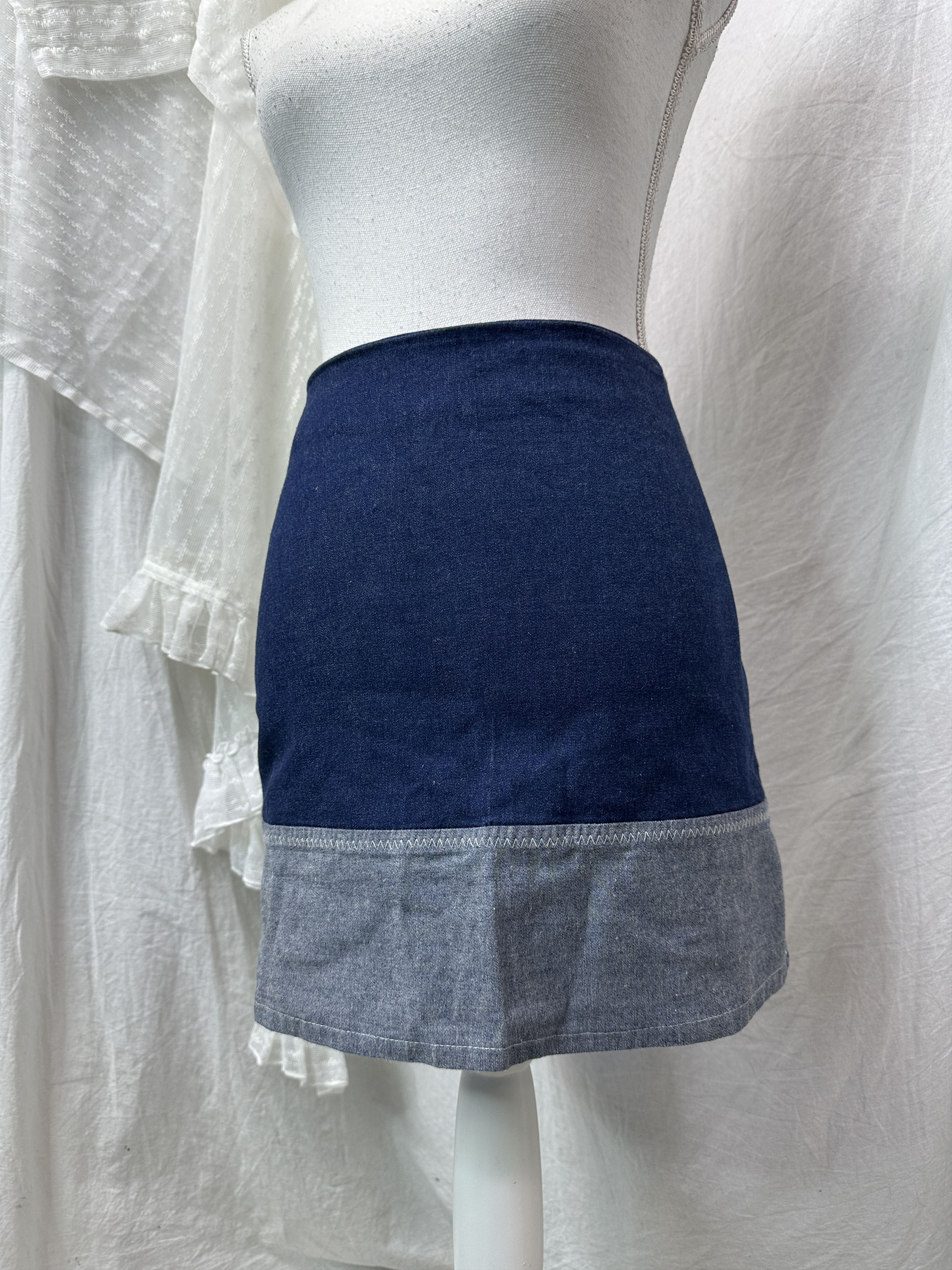 Vintage Vintage Denim Streetwear Morgan Mini Skirt Y2K Size 25" / US 0 / IT 36 - 1 Thumbnail