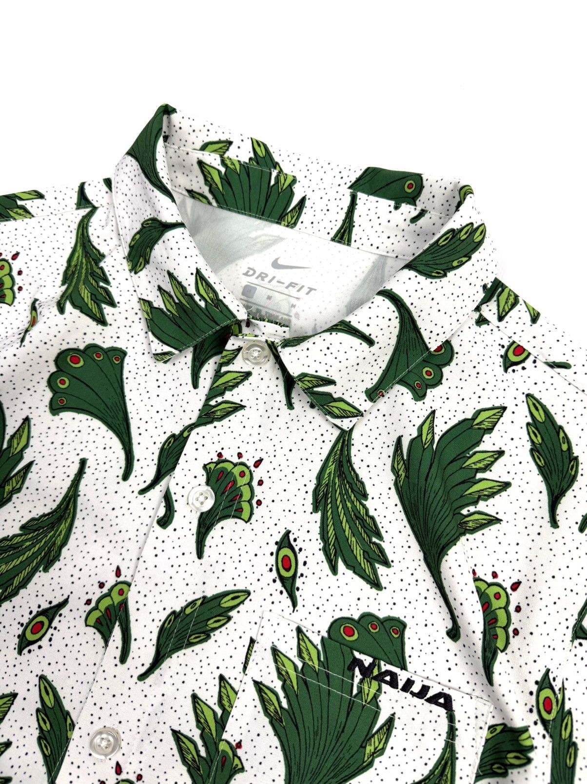 Nike RARE Nike Nigeria Naija Woven Skate Button Shirt Y2K Vintage Size US M / EU 48-50 / 2 - 12 Thumbnail
