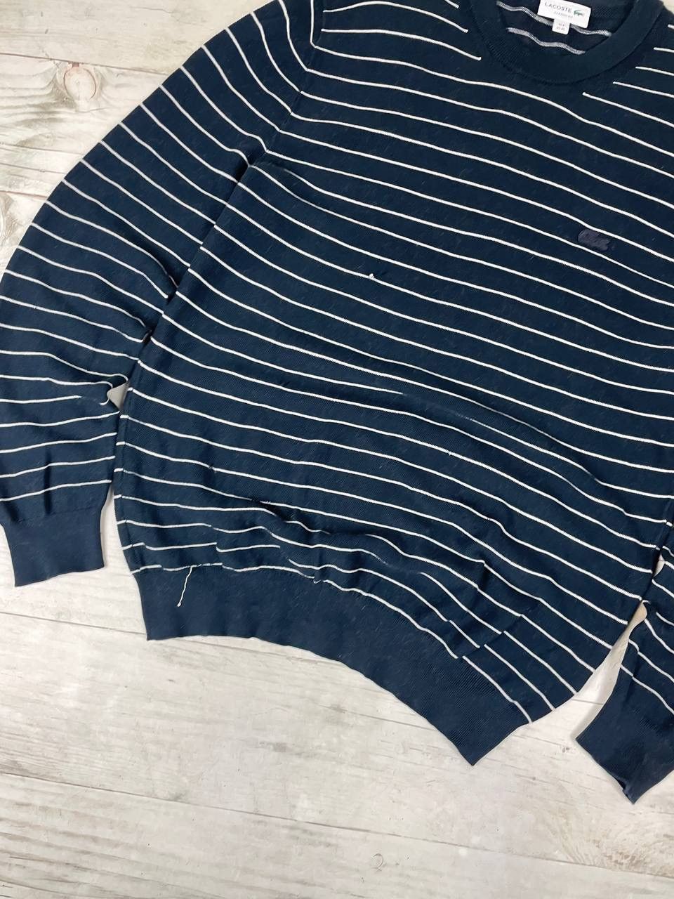 Lacoste Lacoste Sweater Striped Size US XL / EU 56 / 4 - 3 Thumbnail