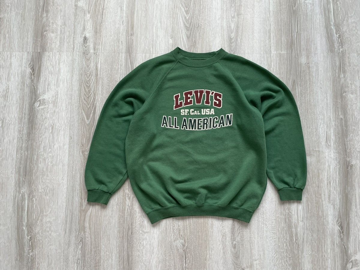 Levi's × Levi's Vintage Clothing × Vintage Levis Vintage Rare Sweatshirt USA All American Boxy Fit Size US M / EU 48-50 / 2 - 1 Thumbnail
