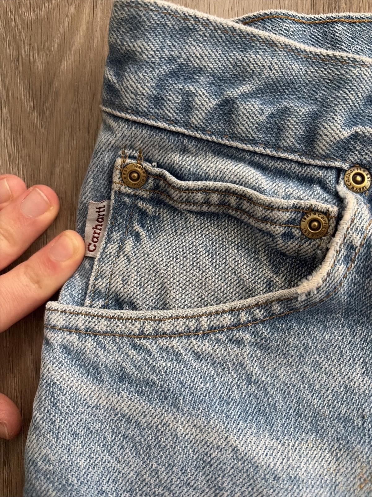 Carhartt Carhartt Dungaree Fit Carpenter Jeans Men Size 38x30 Vintage Size US 38 / EU 54 - 2 Thumbnail