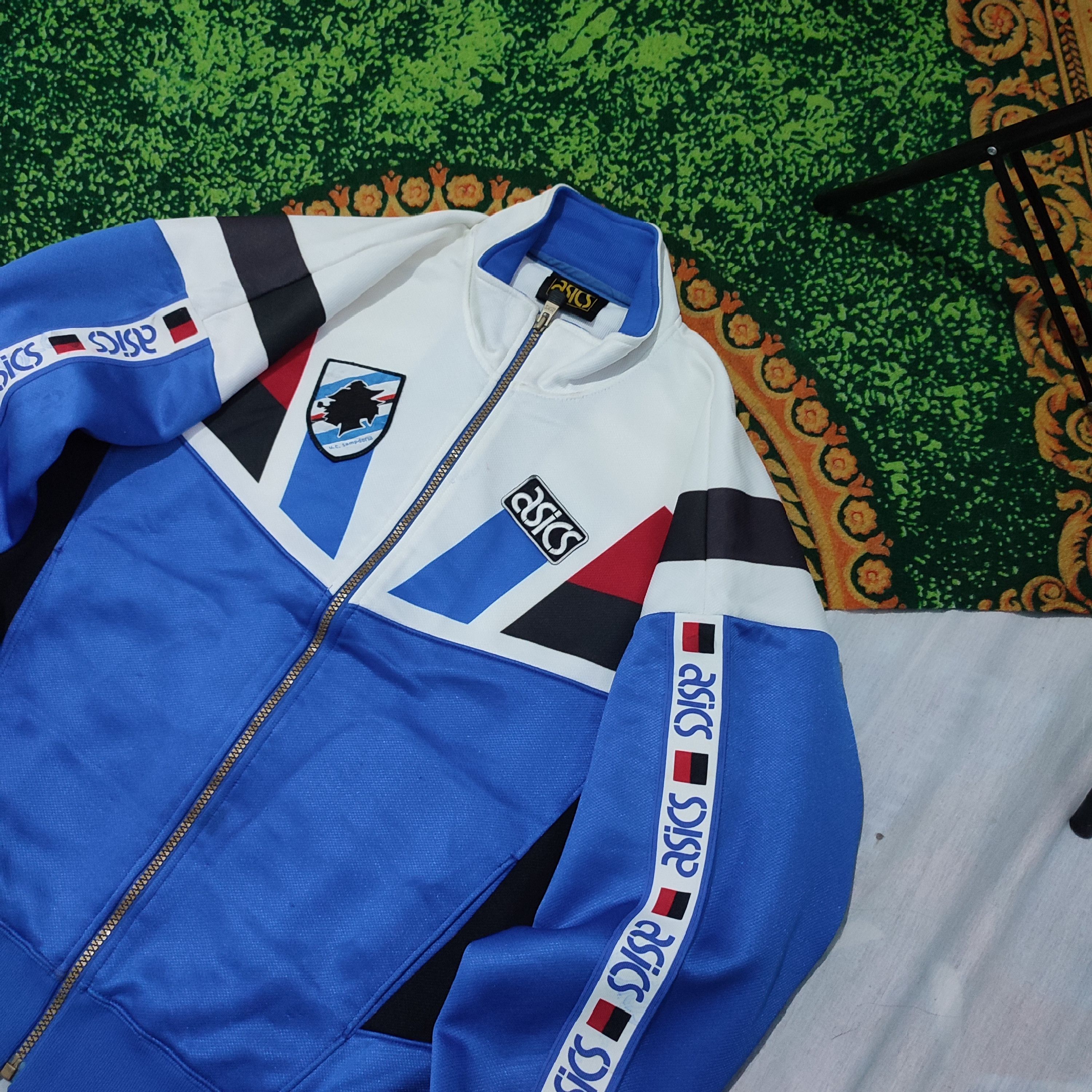 Asics × Vintage Sampdoria 1994/95 Tracksuit Jacket Vintage Size US L / EU 52-54 / 3 - 3 Thumbnail