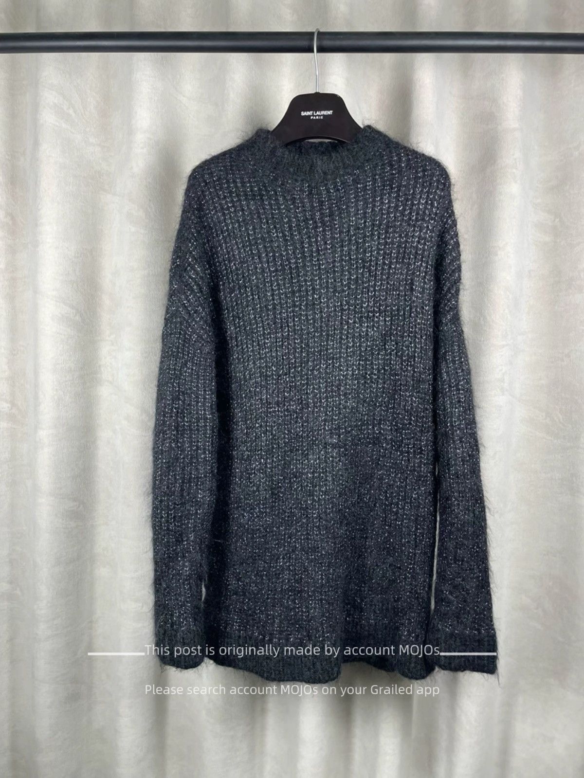 Hedi Slimane × Saint Laurent Paris 16SS T-Rex Jumper sz XS | Grailed