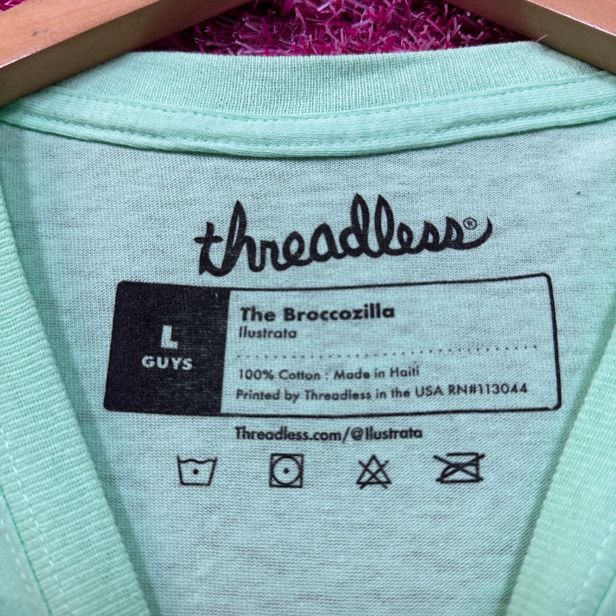 Threadless The Broccozilla Kaiju Anime Pop Art Threadless Tee L Size US L / EU 52-54 / 3 - 4 Thumbnail