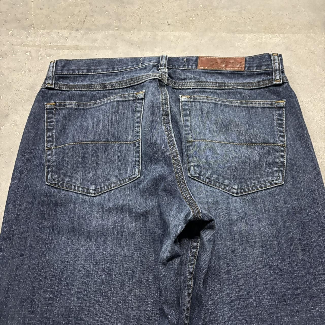 Japanese Brand × Vintage Crazy Vintage Y2K/2000s Grunge Dark Wash Skater Denim Jeans! Size US 32 / EU 48 - 7 Thumbnail