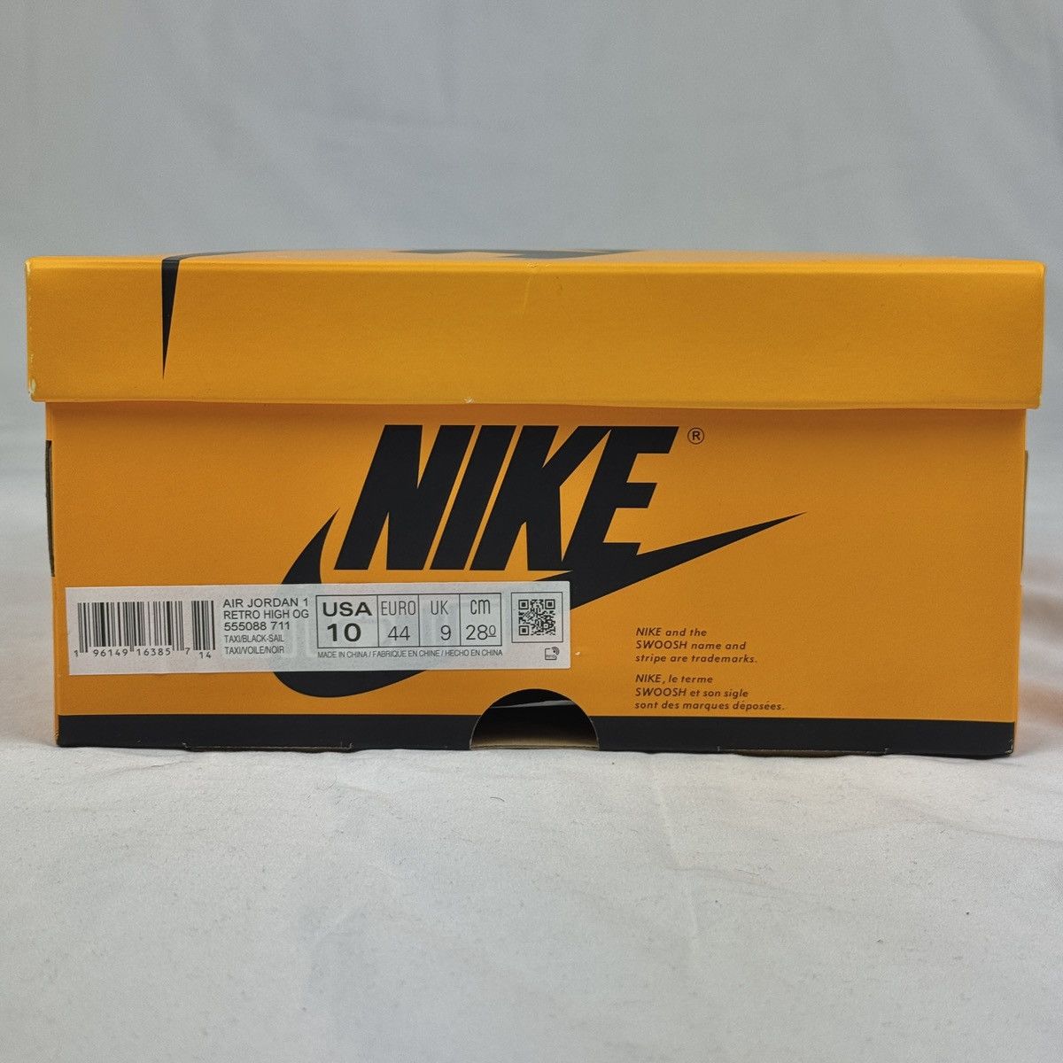 Jordan Brand Nike Air Jordan 1 Retro High OG Taxi Size US 10 / EU 43 - 9 Thumbnail