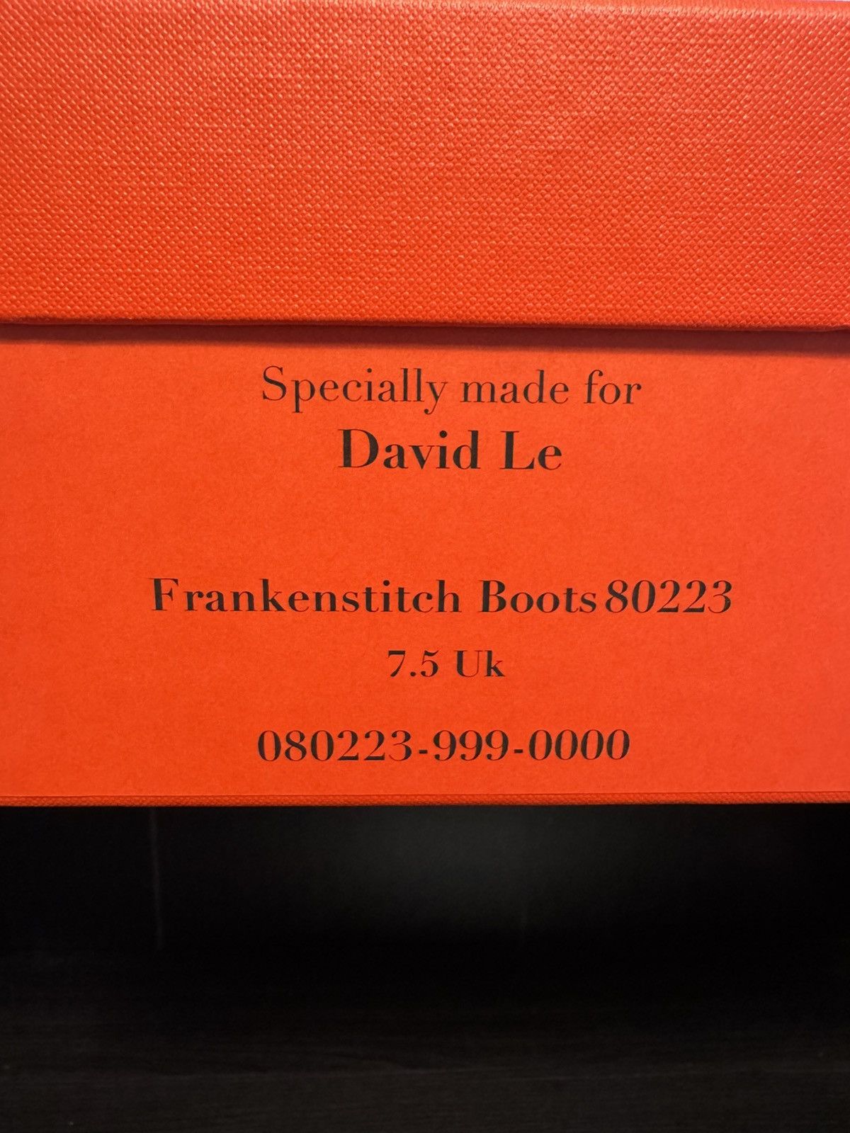 Carmina Carmina Custom Cordovan Frankenstitch Work Boots - Burgundy Size US 8.5 / EU 41-42 - 18 Thumbnail