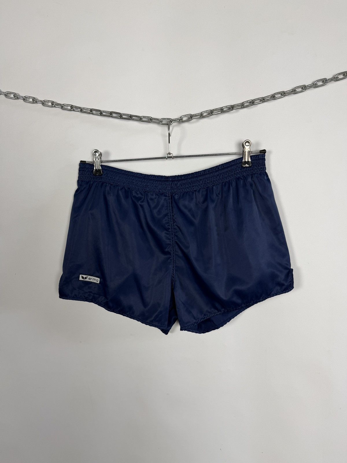 Erima Vintage 90s Erima Sprinter Soccer Shiny Nylon Shorts Size 6 Size US 38 / EU 54 - 1 Thumbnail