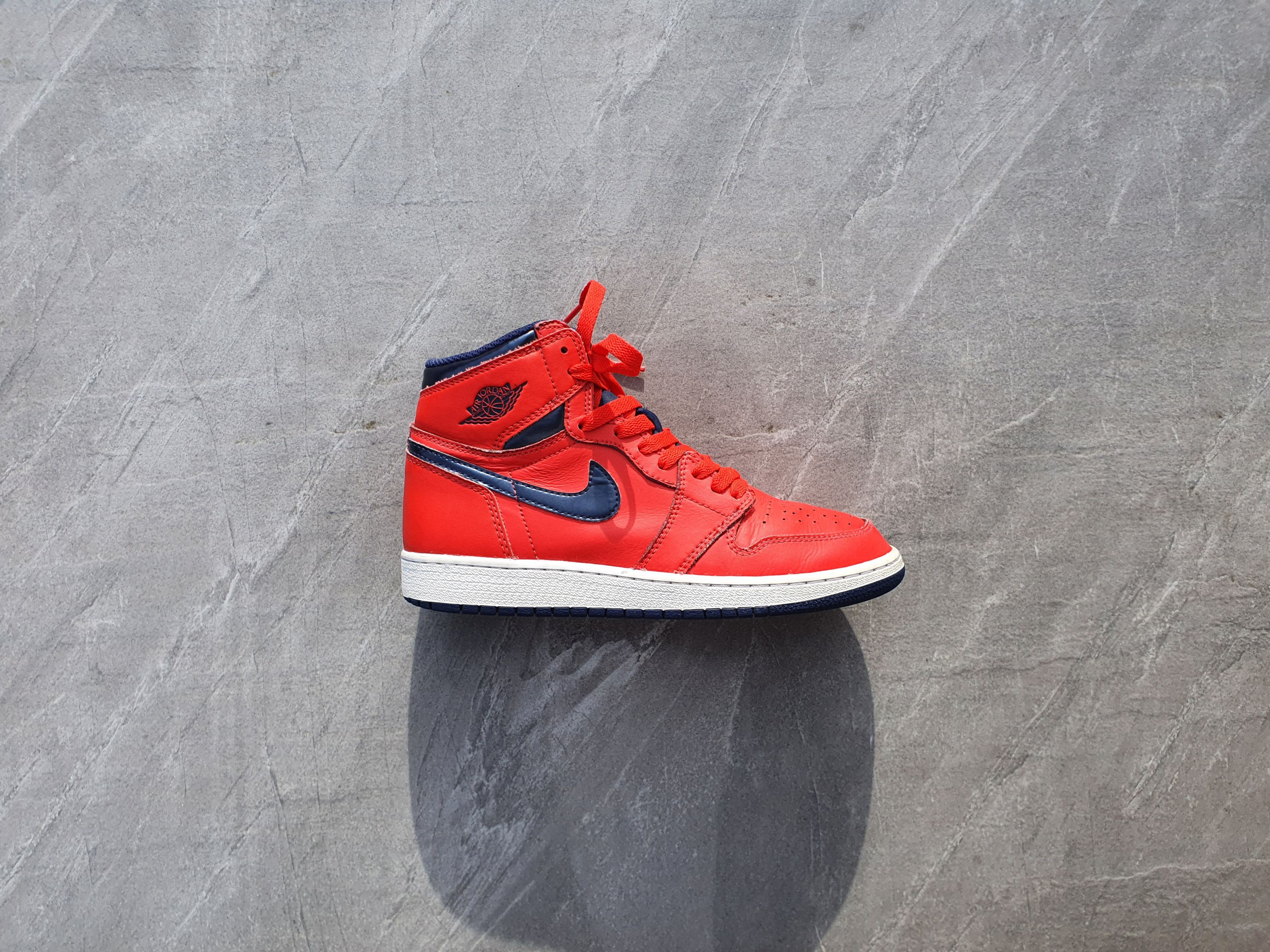 Jordan Brand × Nike 2015 Vintage Nike Air Jordan 1 Retro David Letterman (GS) Size US 6 / IT 36 - 8 Thumbnail