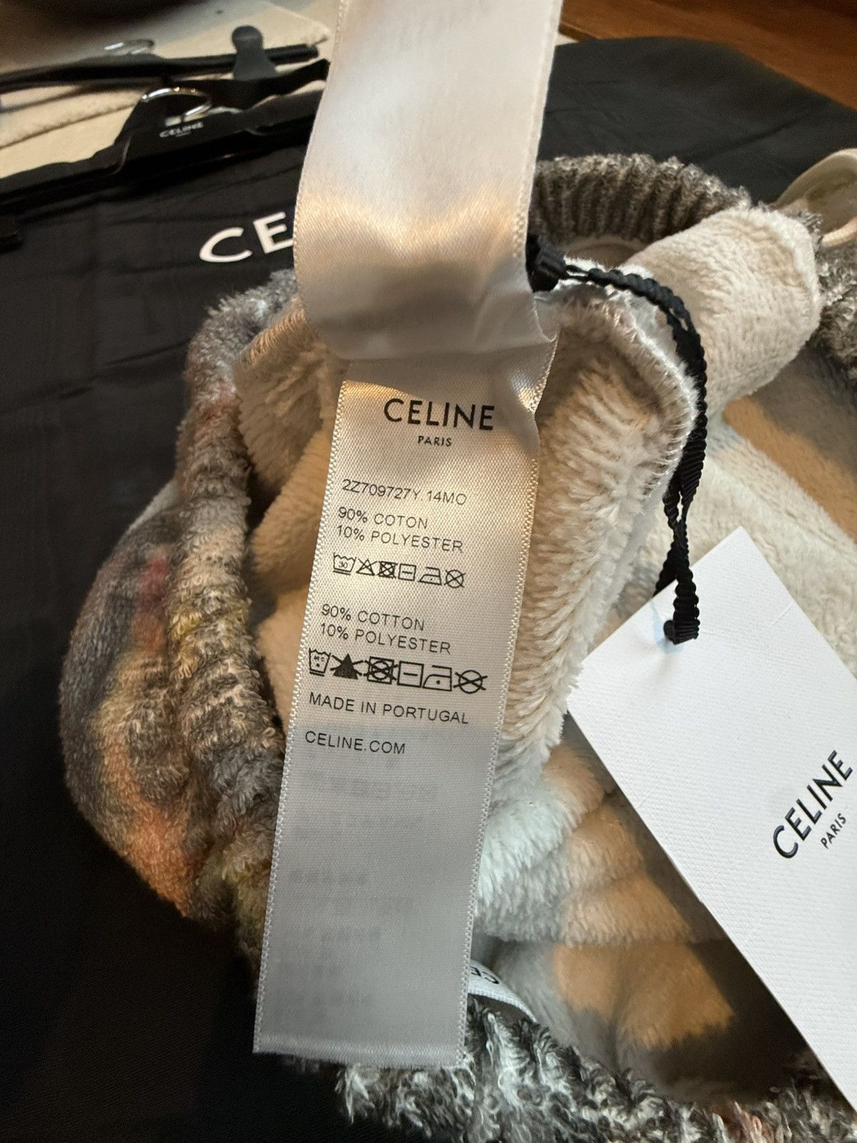 Celine $2.15k SS24 Celine tie dye tracksuit hoodie shorts Hedi Size US L / EU 52-54 / 3 - 18 Thumbnail