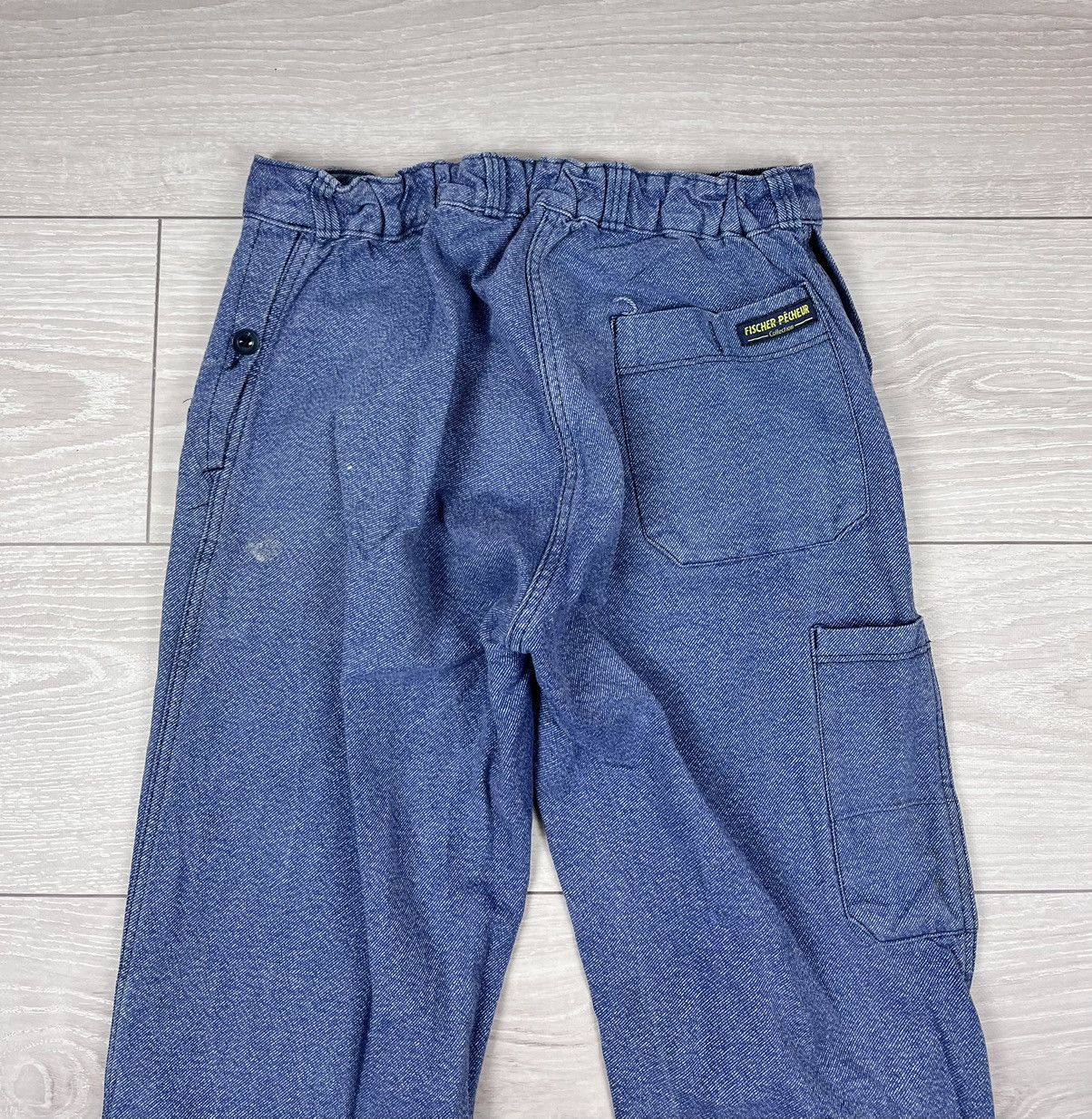Le Laboureur Le Laboureur Vintage 80s Blue French Work Canvas Pants Size US 32 / EU 48 - 11 Thumbnail