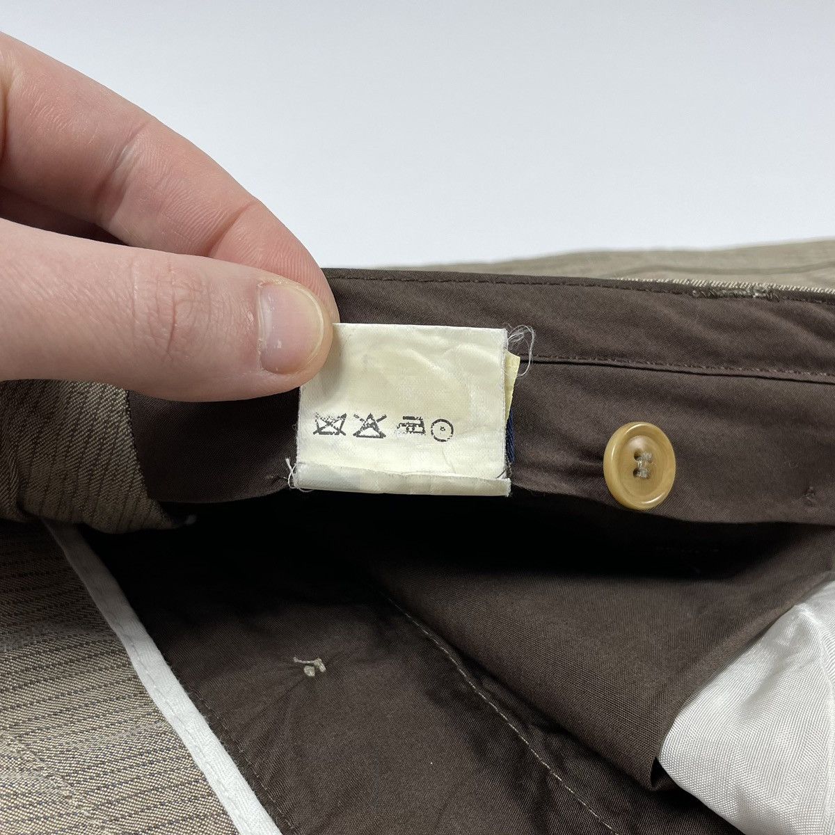 Kenzo Vintage Kenzo Homme Linen Chinos Pants Size US 34 / EU 50 - 14 Thumbnail