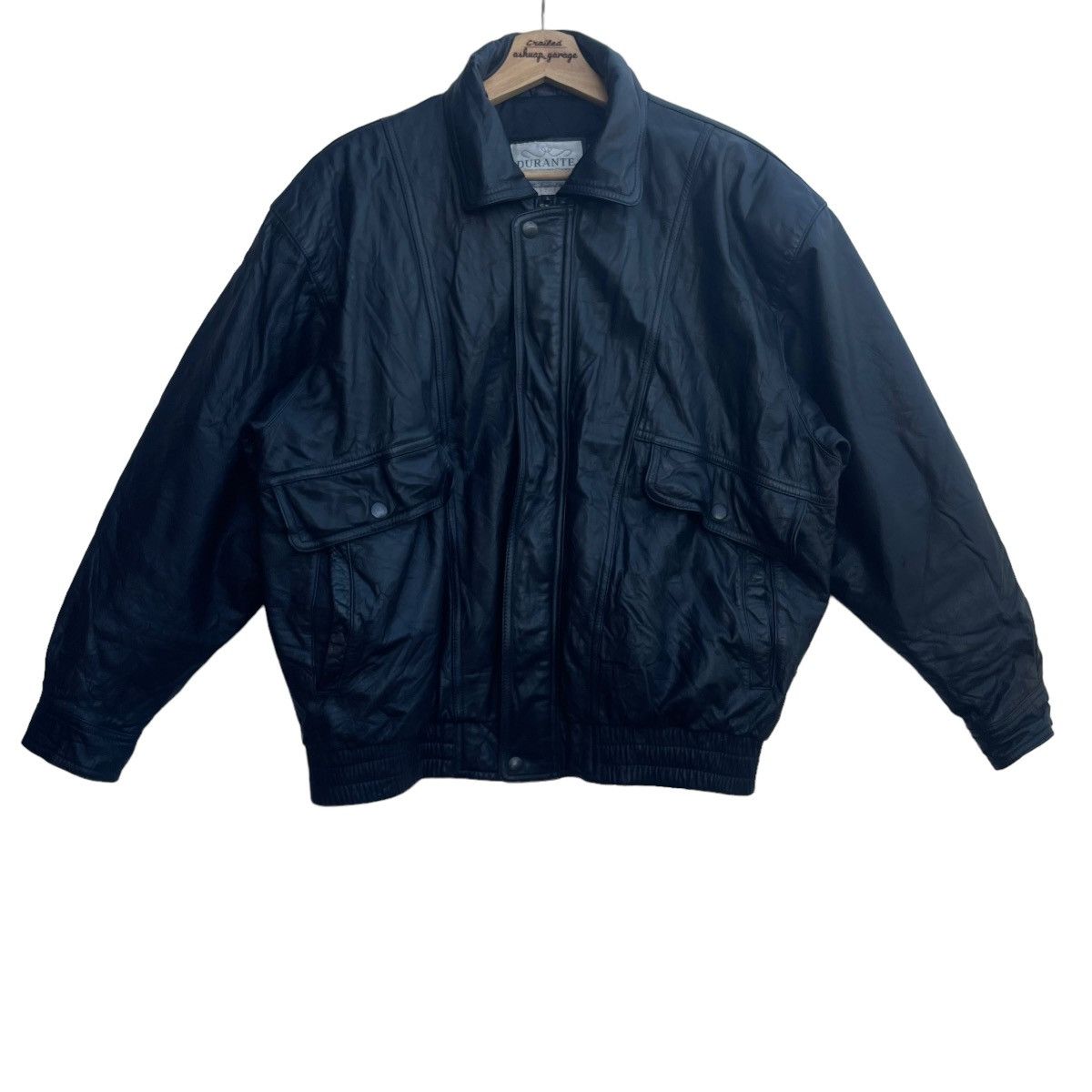 限定販売の人気ブランド durante old leather bomber jacket 90s