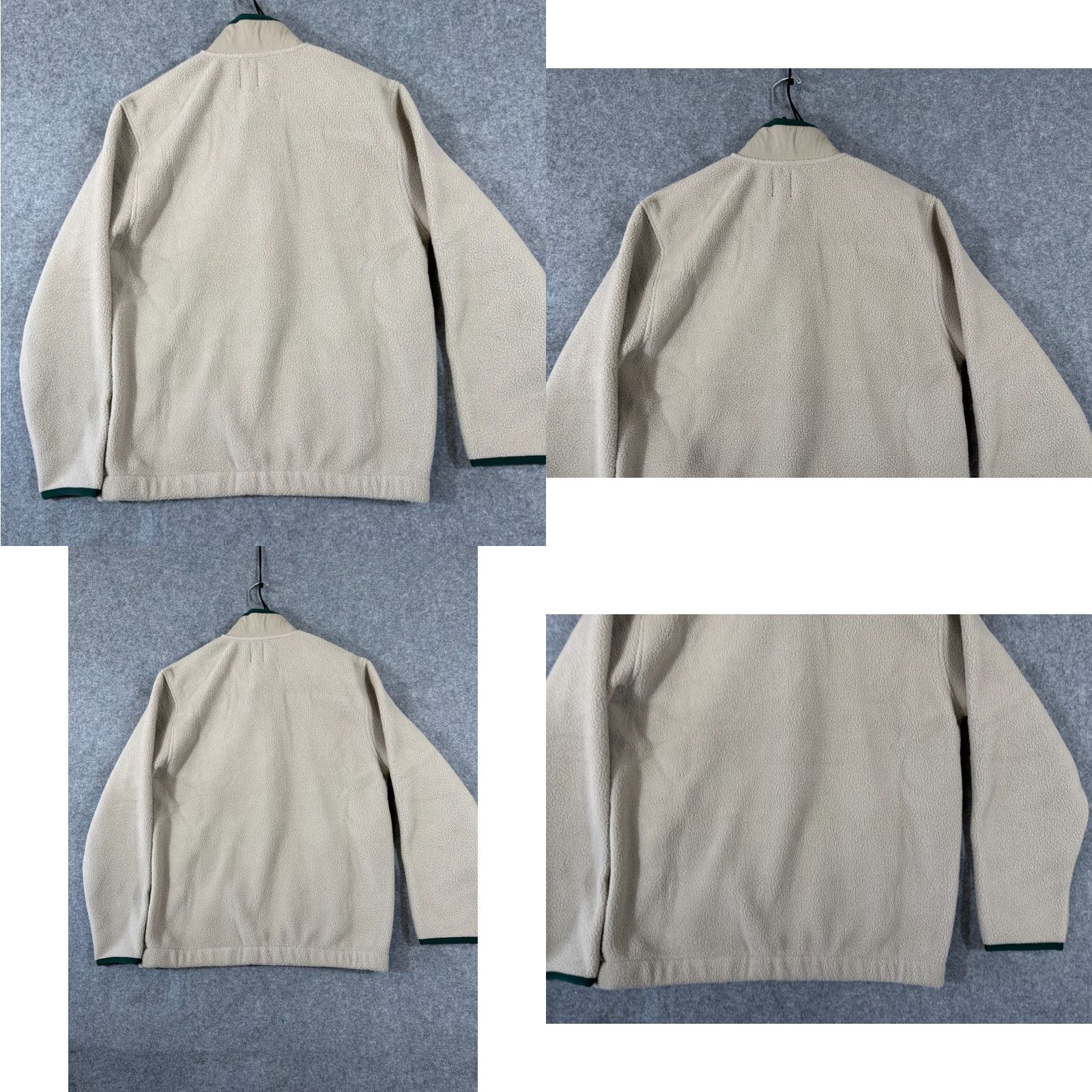 Gap Gap Fleece Jacket Mens S Beige Half-Zip Pullover Stand-Up Neck NWT Size US S / EU 44-46 / 1 - 8 Thumbnail