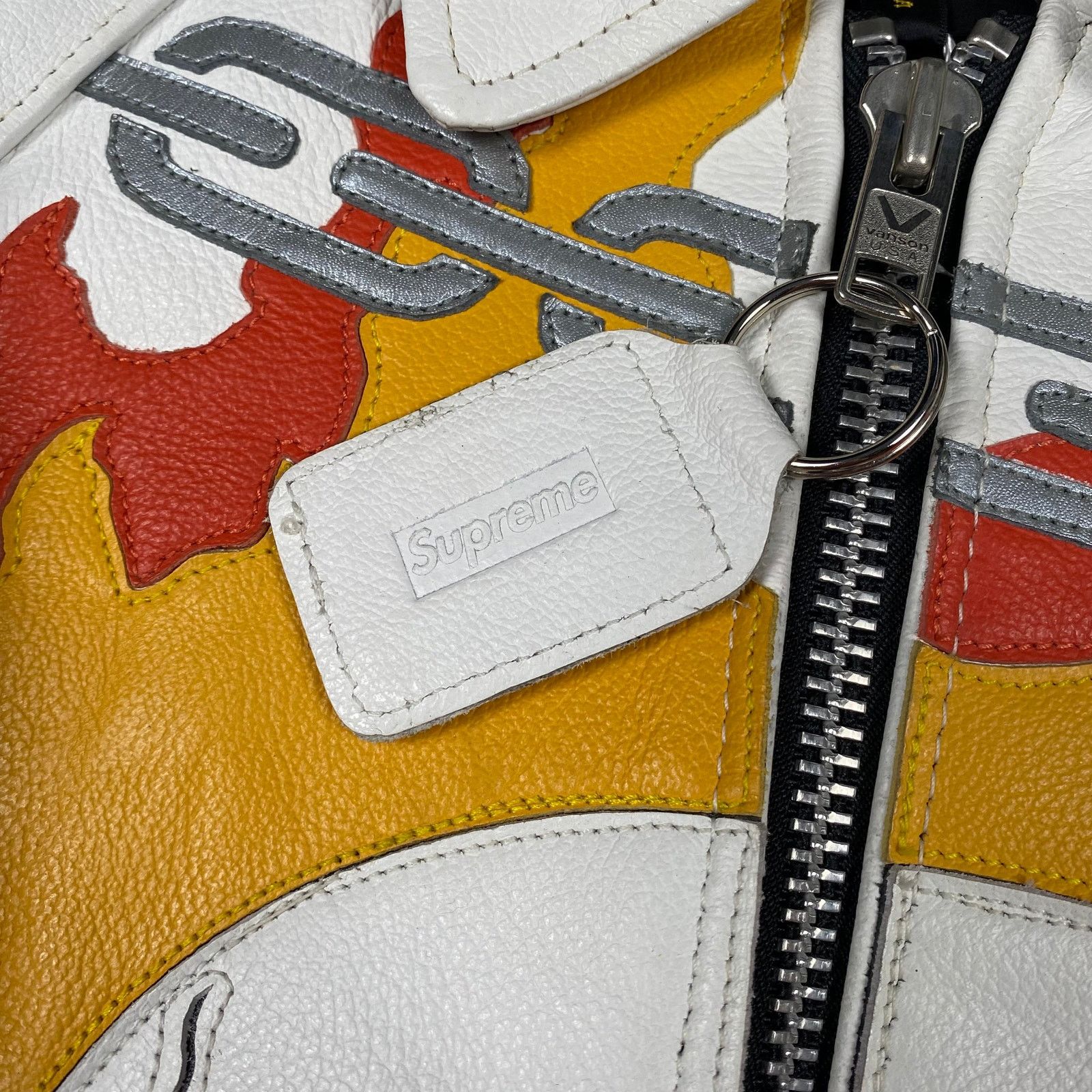 Supreme 2019 Supreme Vanson Leather Ghost Rider Jacket Size US S / EU 44-46 / 1 - 10 Thumbnail