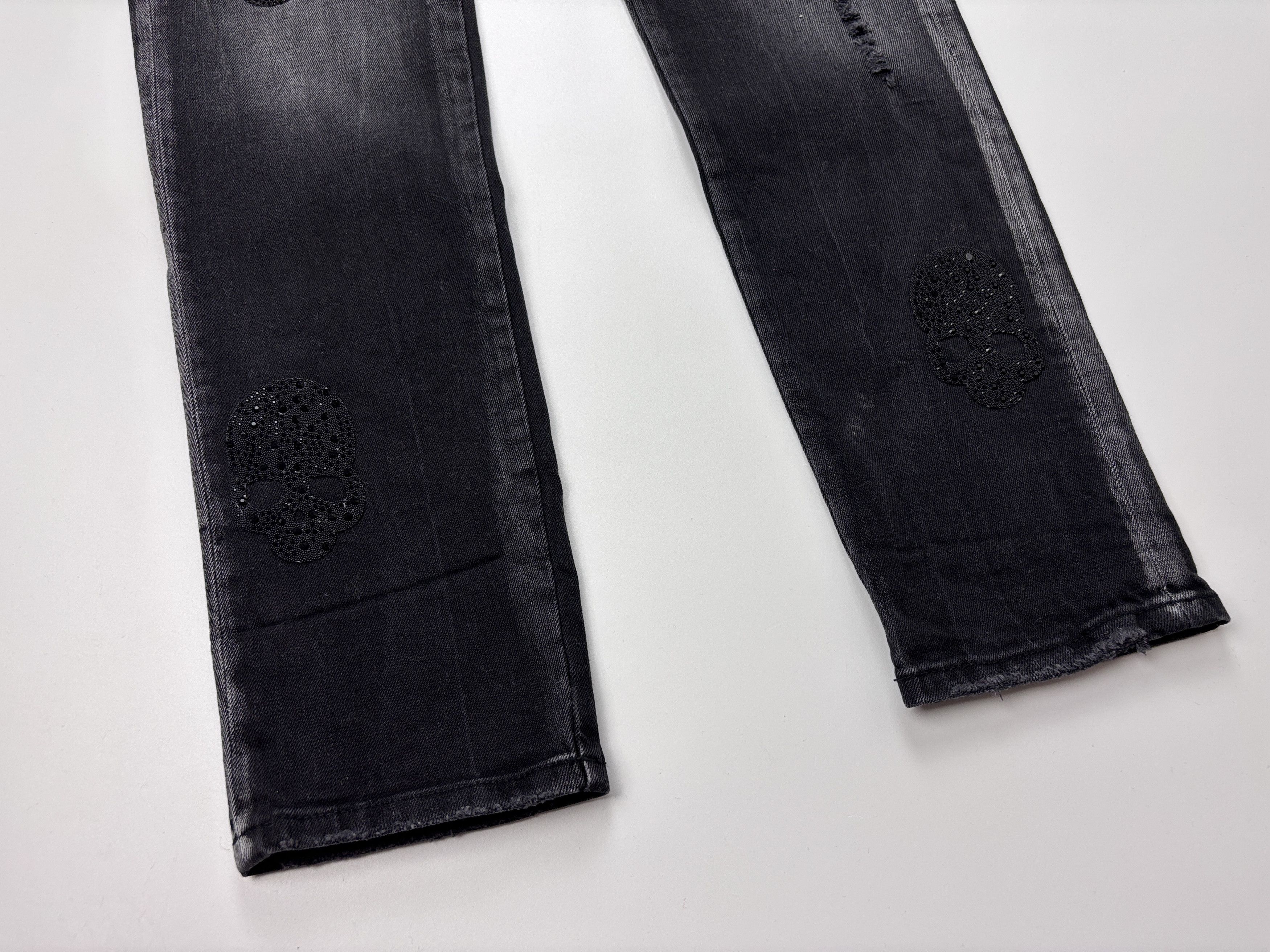 Philipp Plein Womens Philipp Plein Jeans Black/Gray Size 28 Size 28" / US 6 / IT 42 - 4 Thumbnail