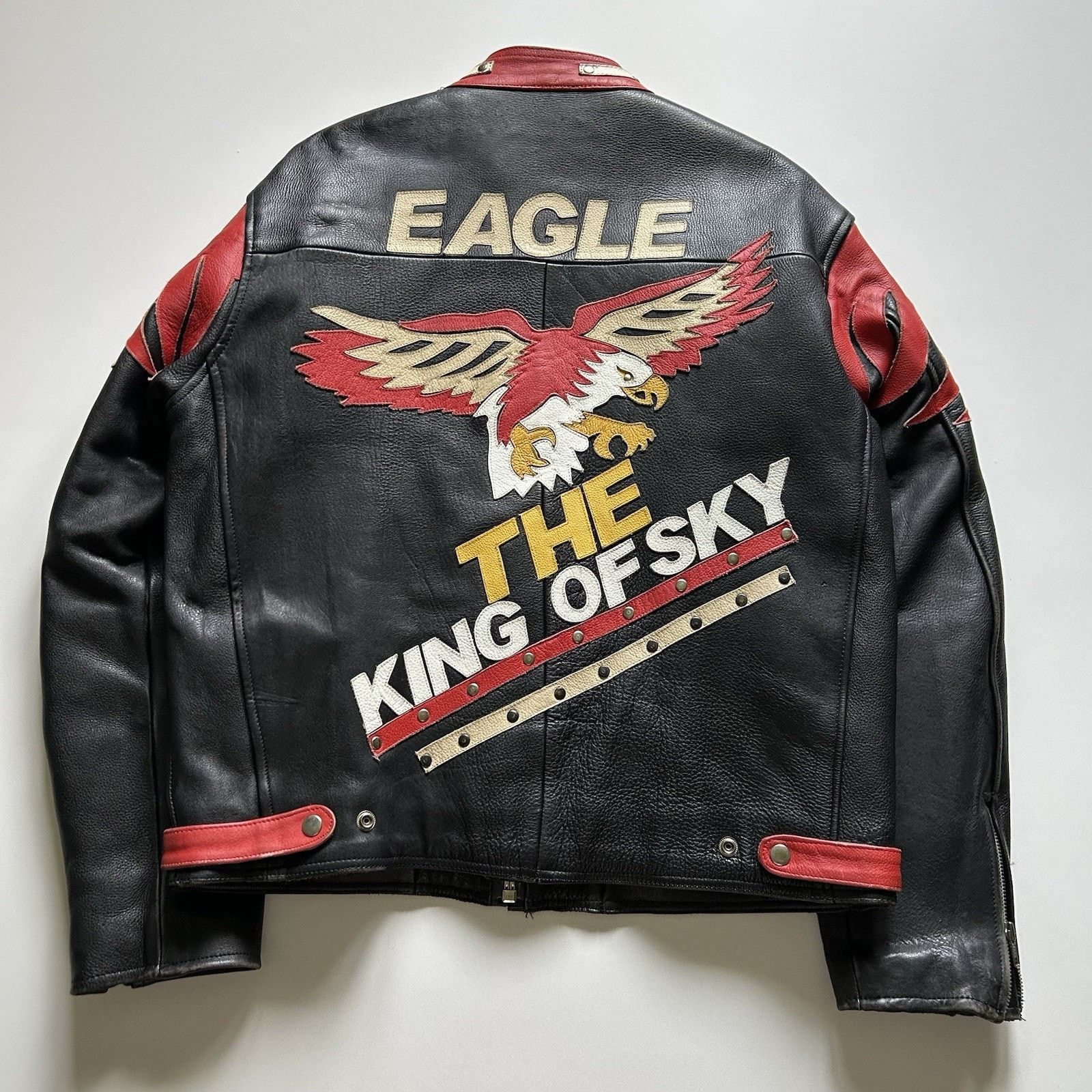 Other × Vintage Front Line Leather Biker Rollfast Indianapolis 