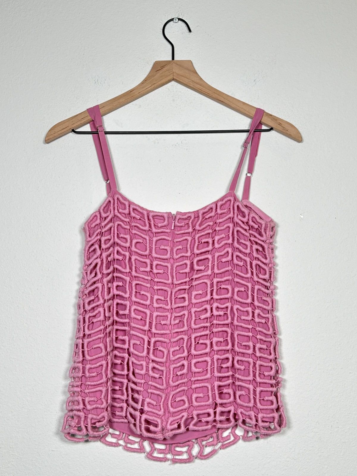 Givenchy MMW SS 2020 4G Macrame Logo camisole Size S / US 4 / IT 40 - 4 Thumbnail