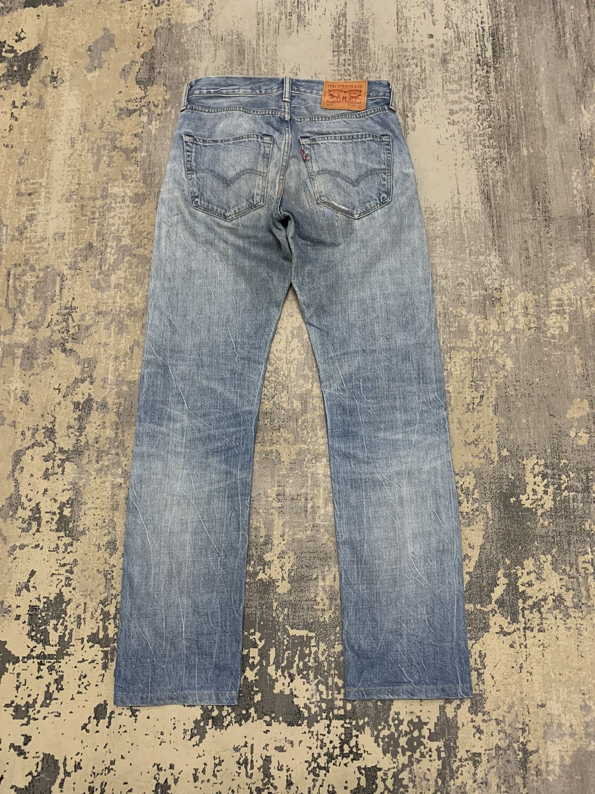 Levi's Vintage Levis 501 Red Line Selvedge Denim Jean 29x30.5 Size US 29 - 11 Thumbnail