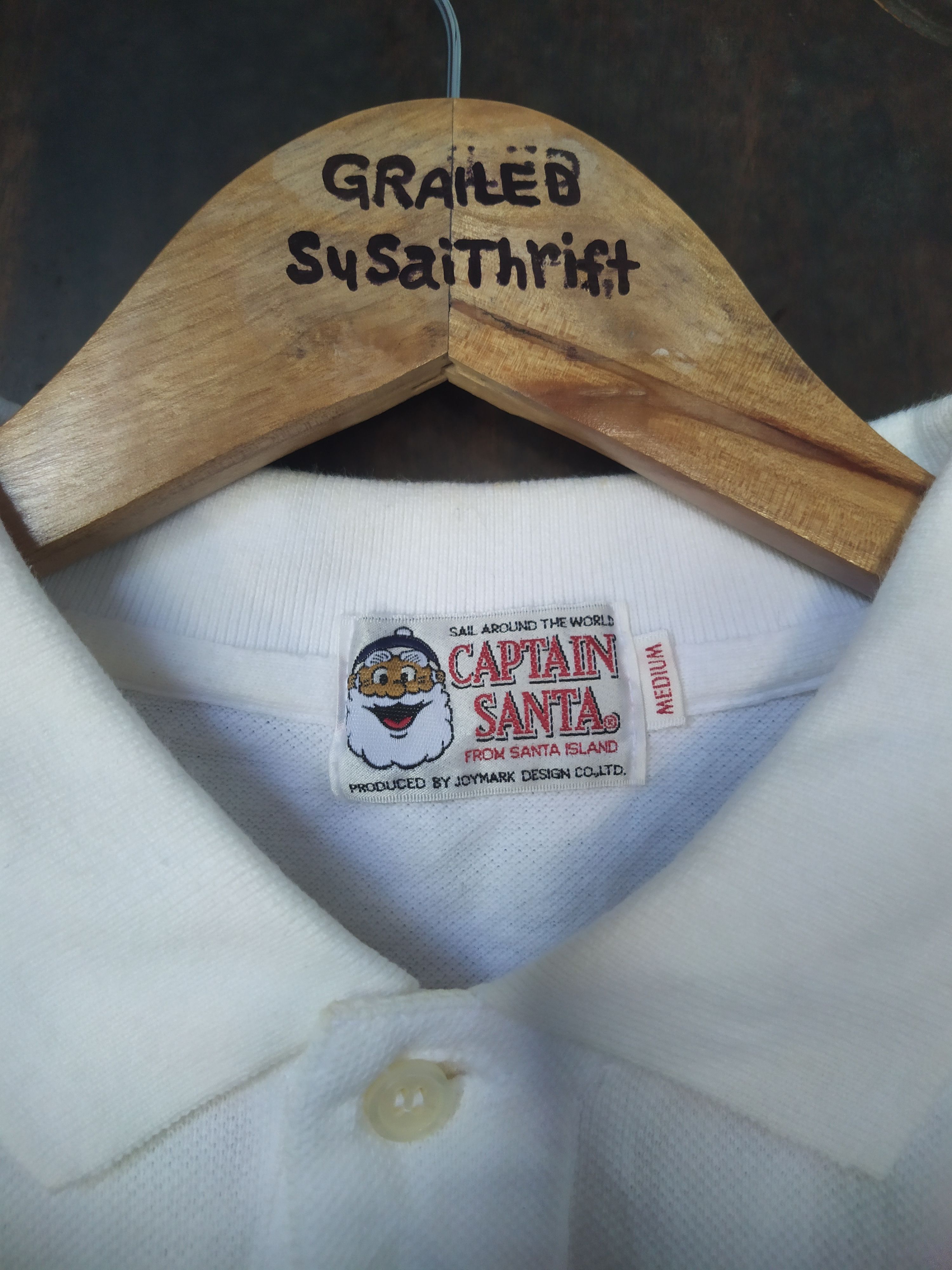 Vintage Captain Santa club Polo shirt Size US M / EU 48-50 / 2 - 7 Thumbnail