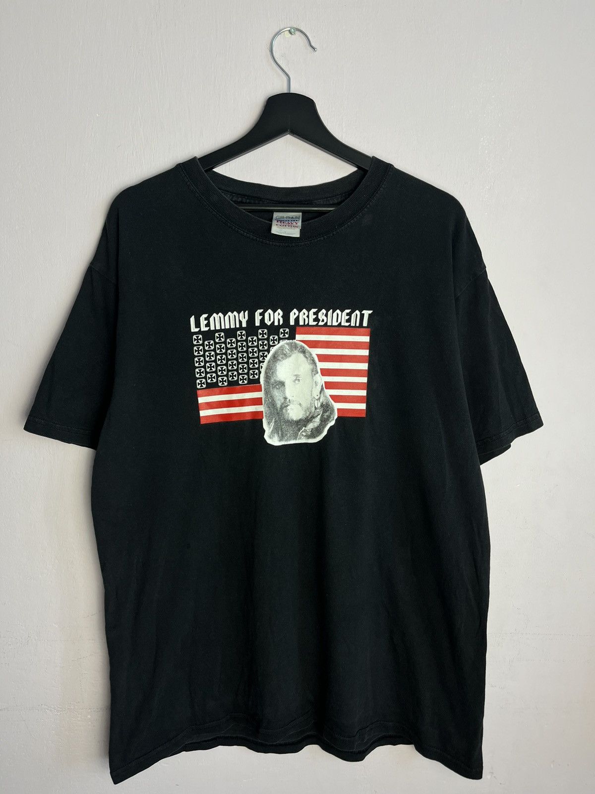 Band Tees × Vintage Vintage Motörhead Lemmy for president T-shirt Black Size US L / EU 52-54 / 3 - 1 Thumbnail