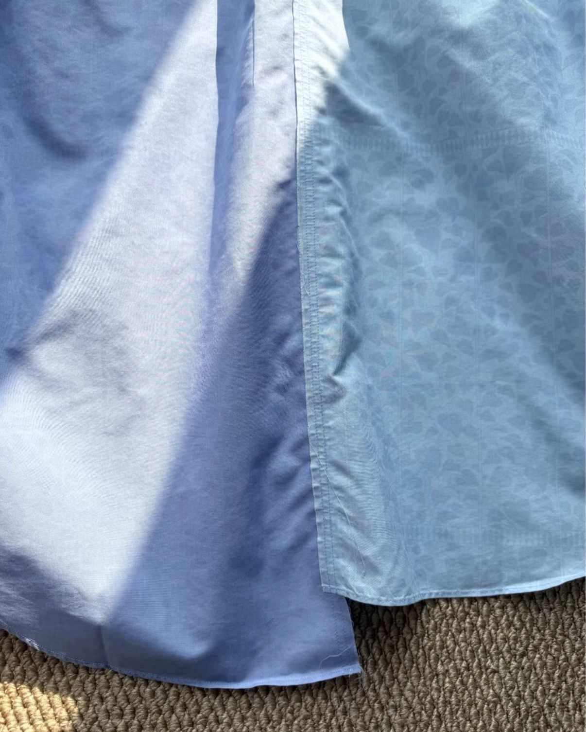 Comme des Garcons COMME des GARÇONS Gradient Blue Jacquard Panel Shirt K23 Size US S / EU 44-46 / 1 - 7 Thumbnail