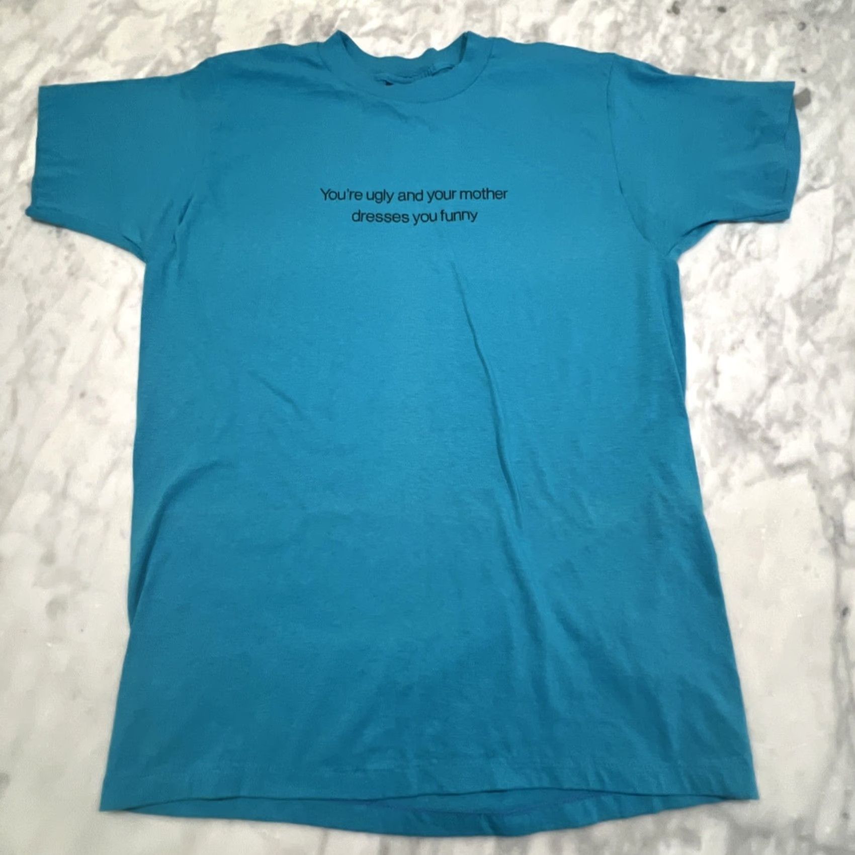 MOTHER VINTAGE Nike Shirt XL 1990s Blue Short Sleeve Graphic Tee Mens Ladies? Size US XL / EU 56 / 4 - 3 Thumbnail