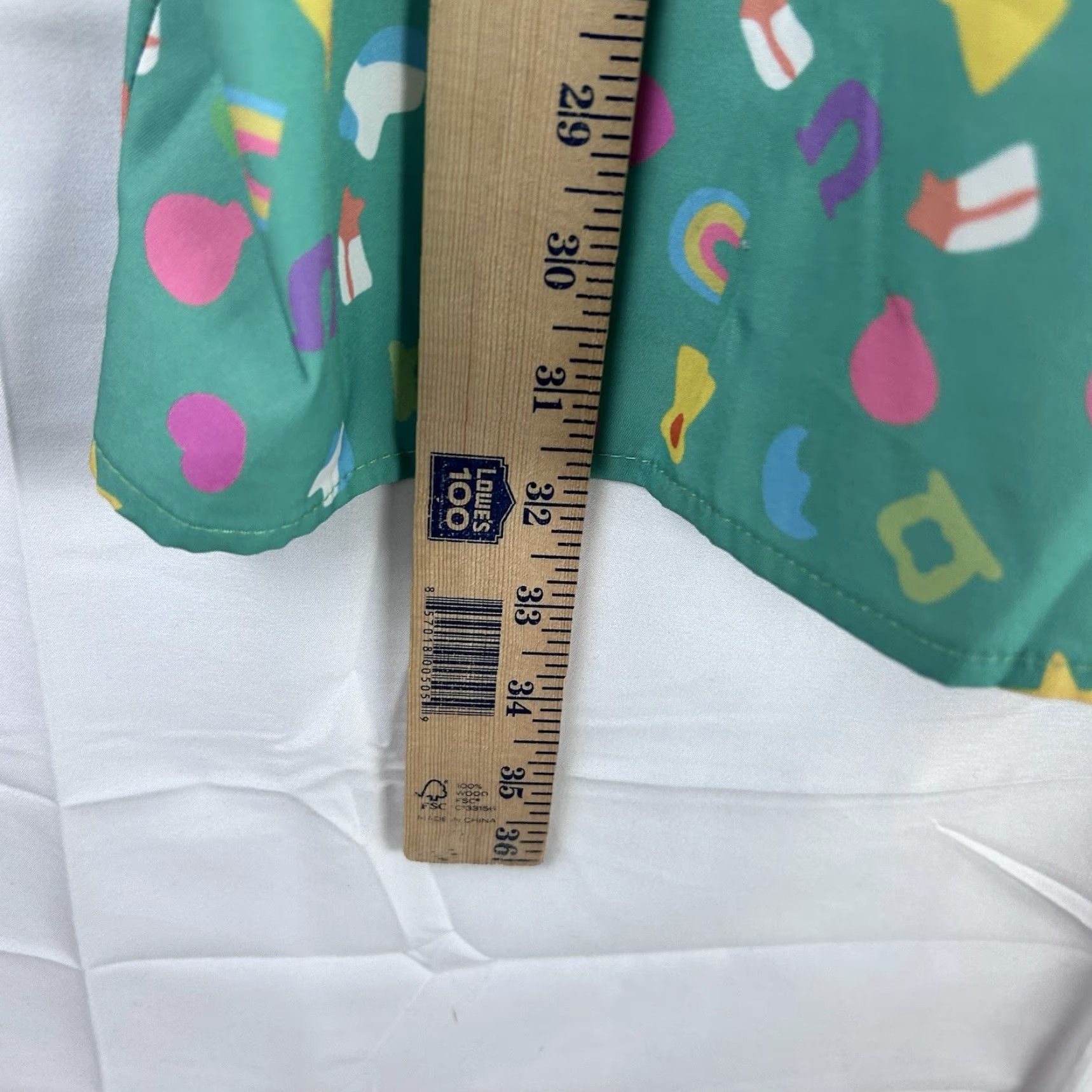 Vintage Arvilhill Shirt Mens Large Green AOP Marshmallow Lucky Charm Short Sleeve Button-Up Candy Irish Size US L / EU 52-54 / 3 - 5 Thumbnail