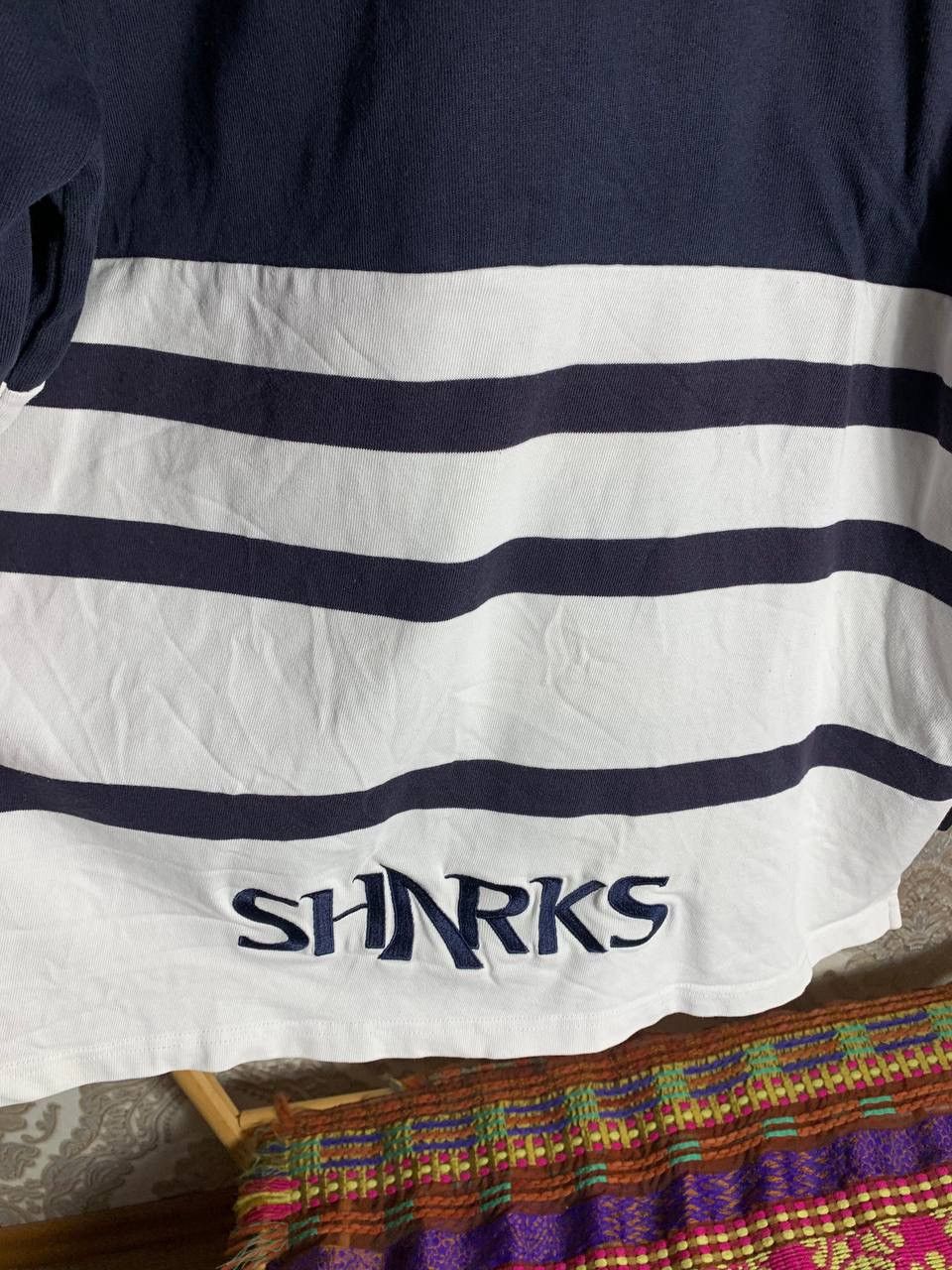 Cotton Traders VERY RARE COTTON TRADERS SALE SHARKS ENGLAND RUGBY JERSEY Size US XXL / EU 58 / 5 - 4 Thumbnail