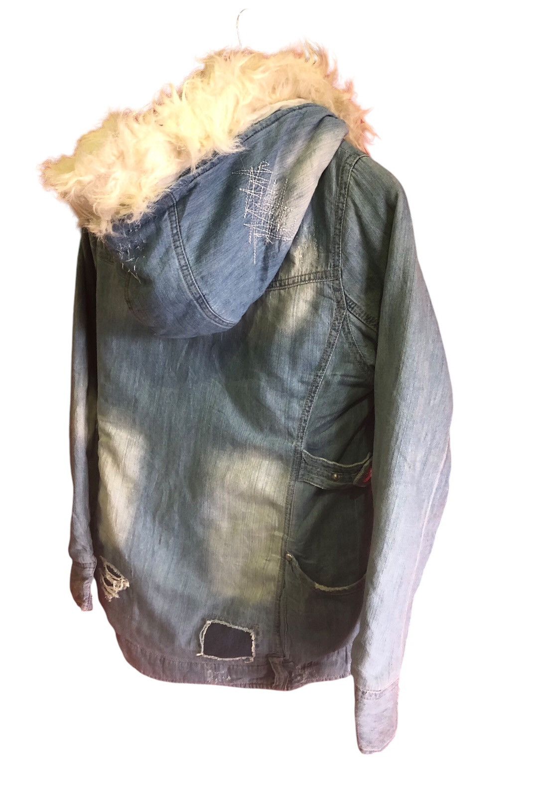 If Six Was Nine × Japanese Brand × Le Grande Bleu (L.G.B.) Rare!!Blue Backs Distressed Zipper Jacket Size US S / EU 44-46 / 1 - 6 Thumbnail