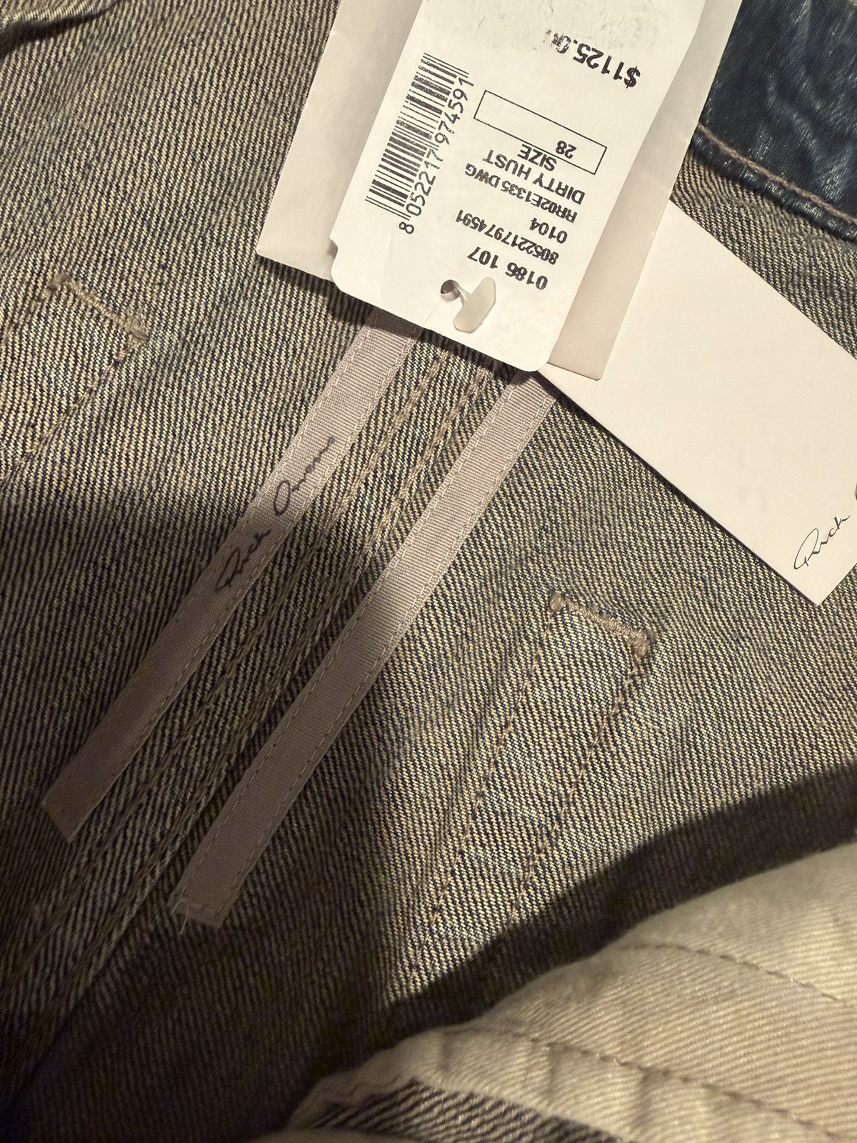 Rick Owens Rick Owens Bolans Faded Wide-Leg Jeans. 28 Size US 28 / EU 44 - 7 Thumbnail