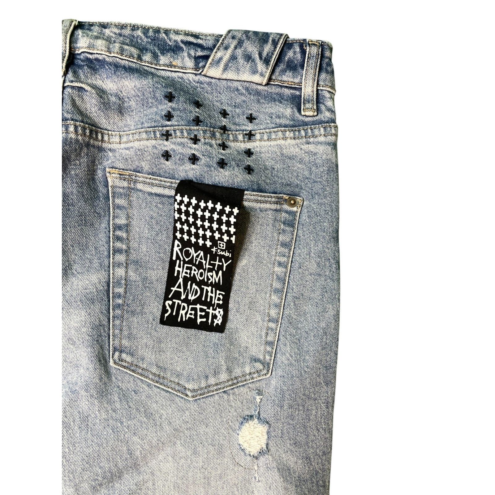 Ksubi Ksubi Ripped Light Wash Jeans Size US 29 - 6 Thumbnail