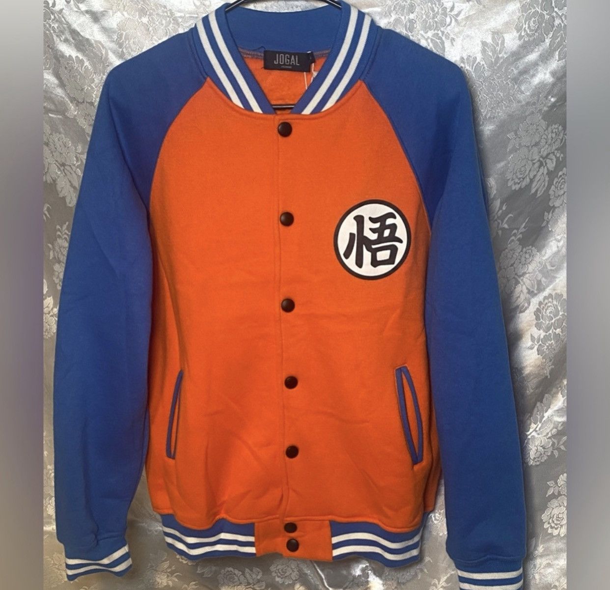 Other JOGAL Dragon Ball Z Goku Kanji Varsity Jacket Orange Blue Size US L / EU 52-54 / 3 - 1 Thumbnail