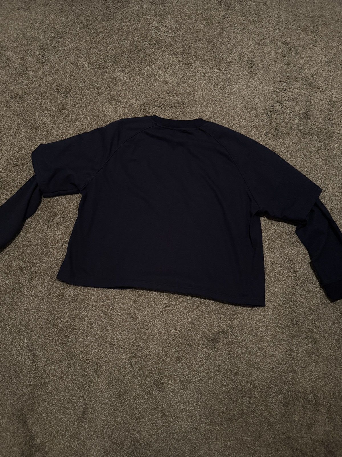Vintage 07even Navy Shirt Size US L / EU 52-54 / 3 - 3 Thumbnail