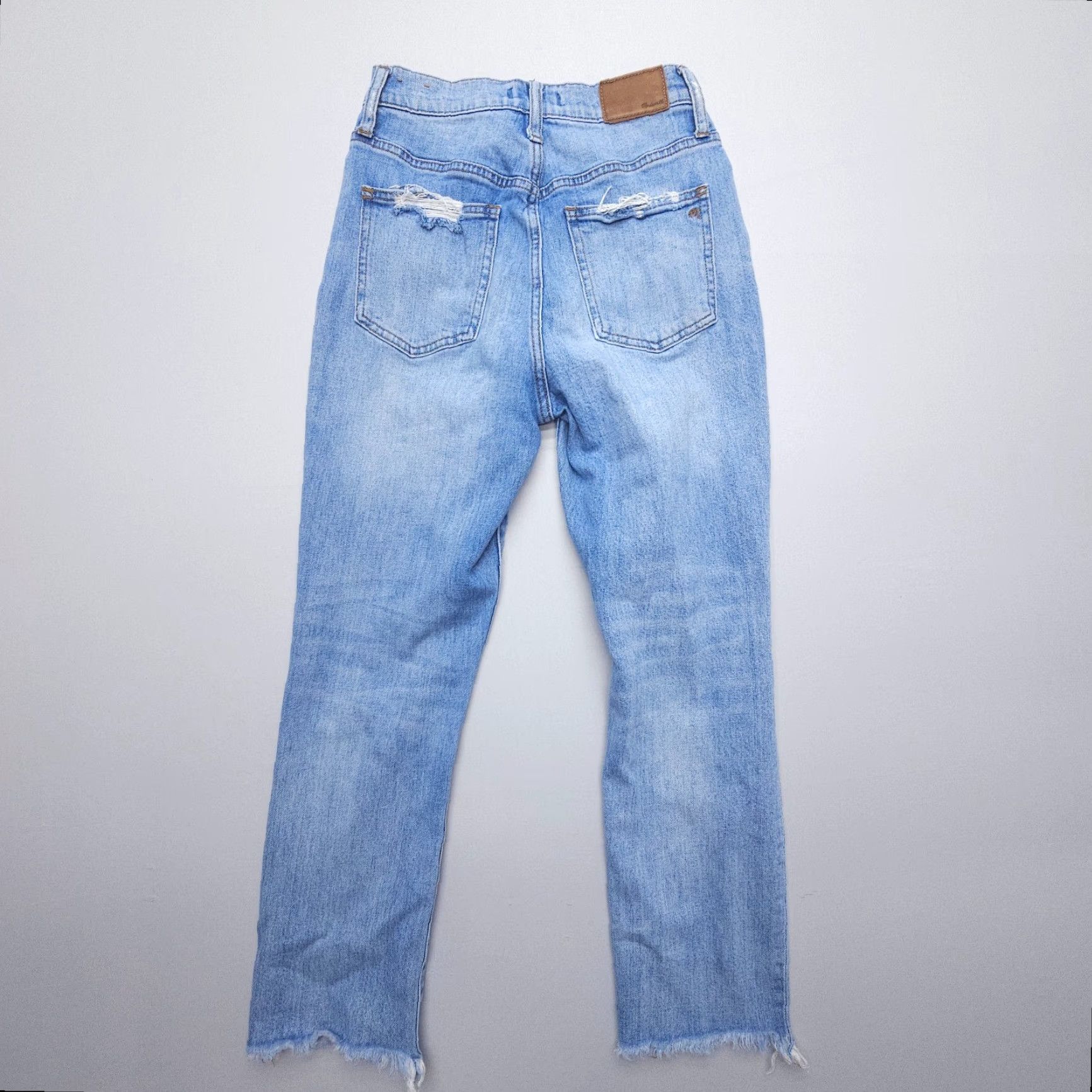 Madewell Madewell The Perfect Vintage Jeans Womens 25 Blue Distressed Denim 25" Inseam Size 42" / US 20 - 2 Thumbnail