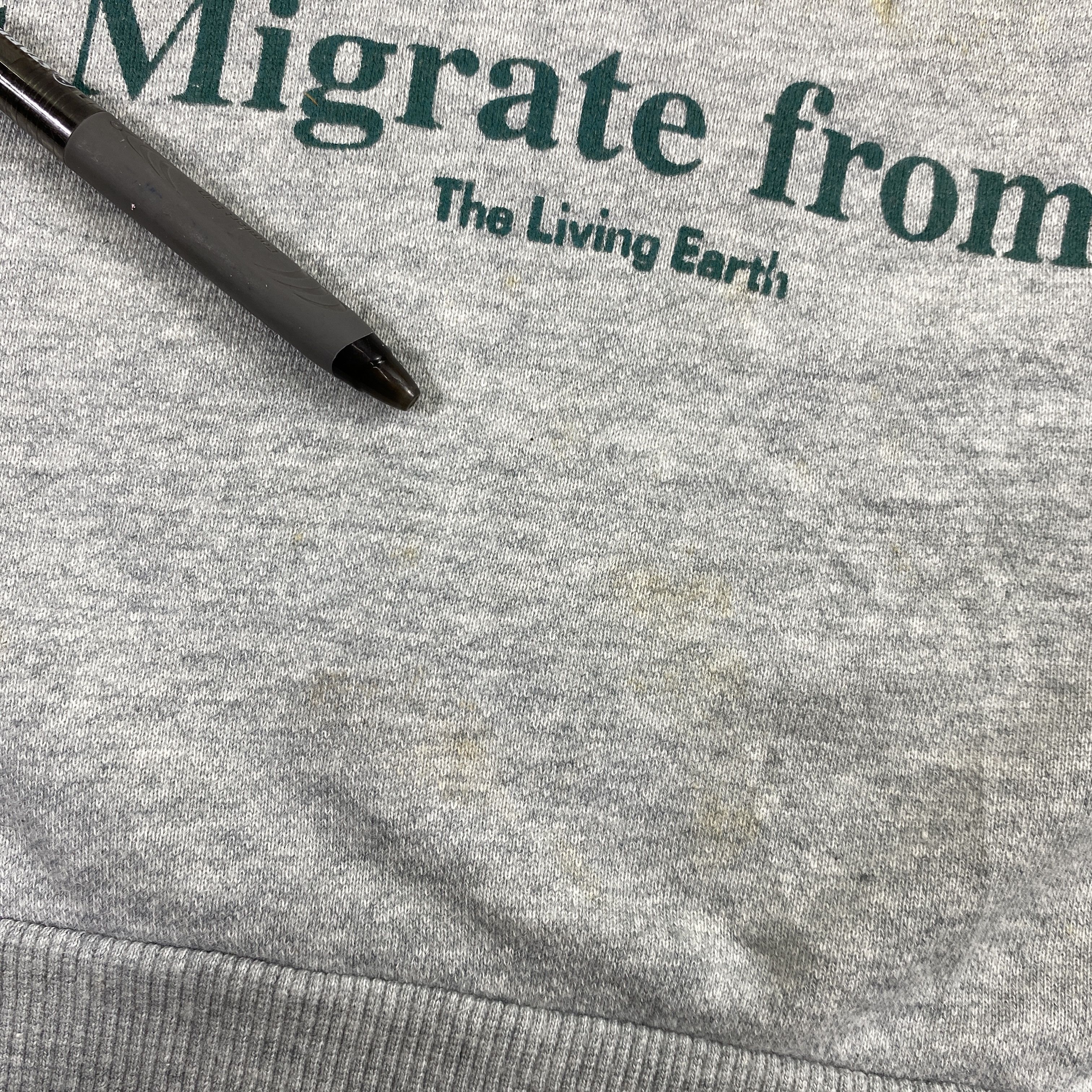 Japanese Brand Vintage The Living Earth Sweatshirt Dirty - SW0134 Size US L / EU 52-54 / 3 - 7 Thumbnail