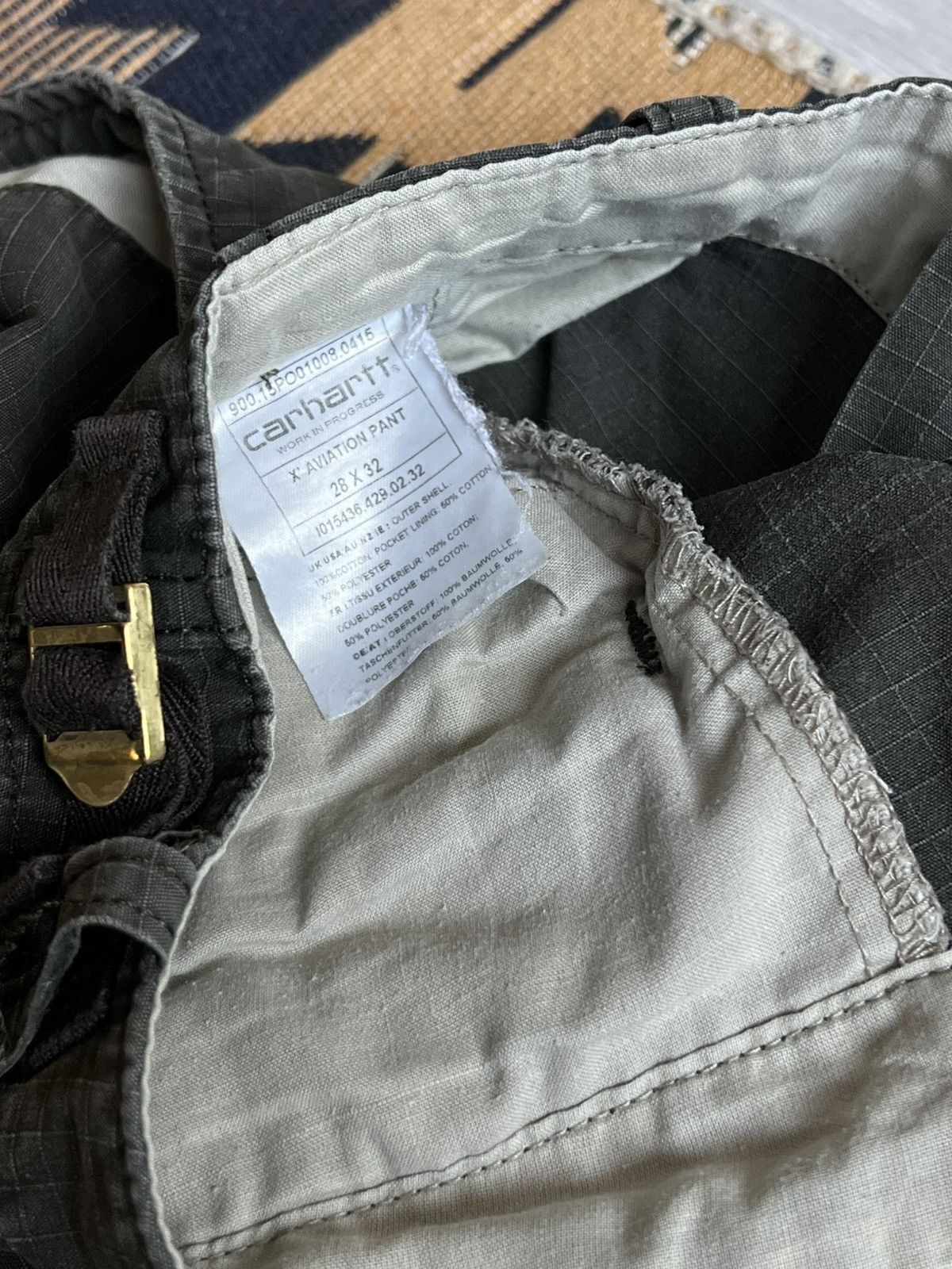 Carhartt Vintage Carhartt Cargo Aviation Pants Size US 28 / EU 44 - 11 Thumbnail