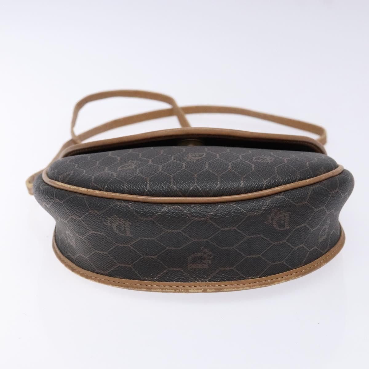 Dior DIOR Honeycomb Canvas Shoulder Bag Pvc Black Gold Size ONE SIZE - 9 Thumbnail