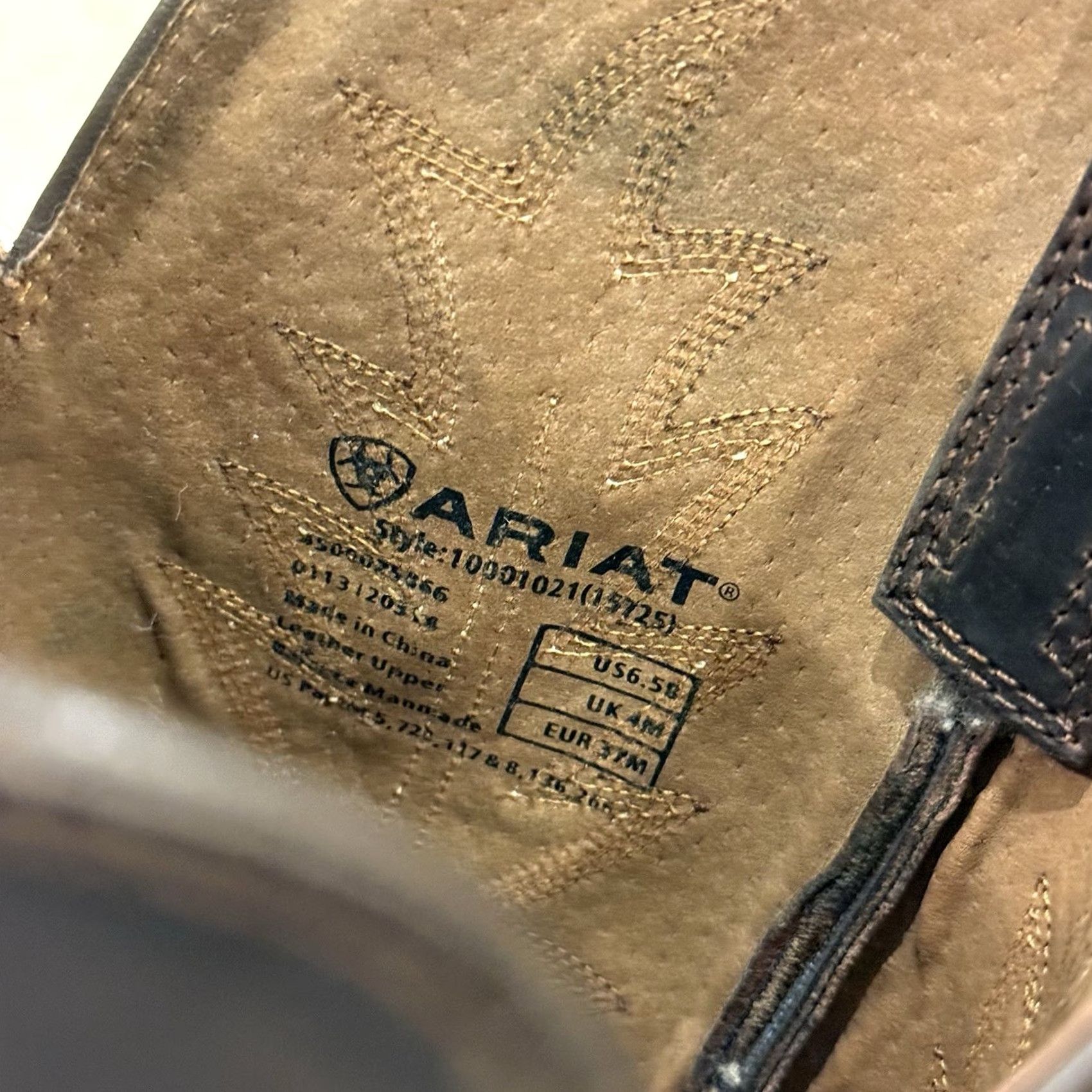 Ariat Ariat Heritage 10001021 Brown Leather Western Cowgirl Boots Womens 6.5B Size US 4 / IT 34 - 7 Thumbnail