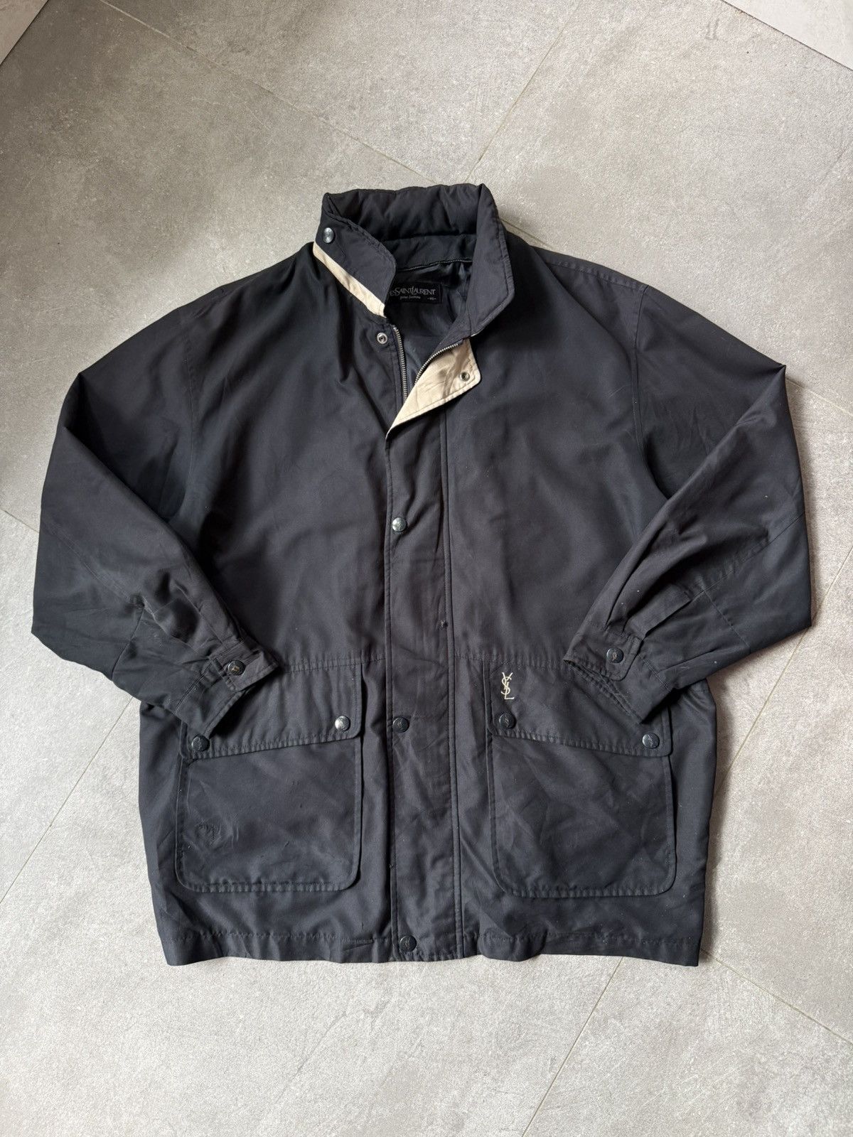 Yves Saint Laurent Vintage Yves Saint Laurent Jacket YSL Jacket Size US L / EU 52-54 / 3 - 2 Thumbnail