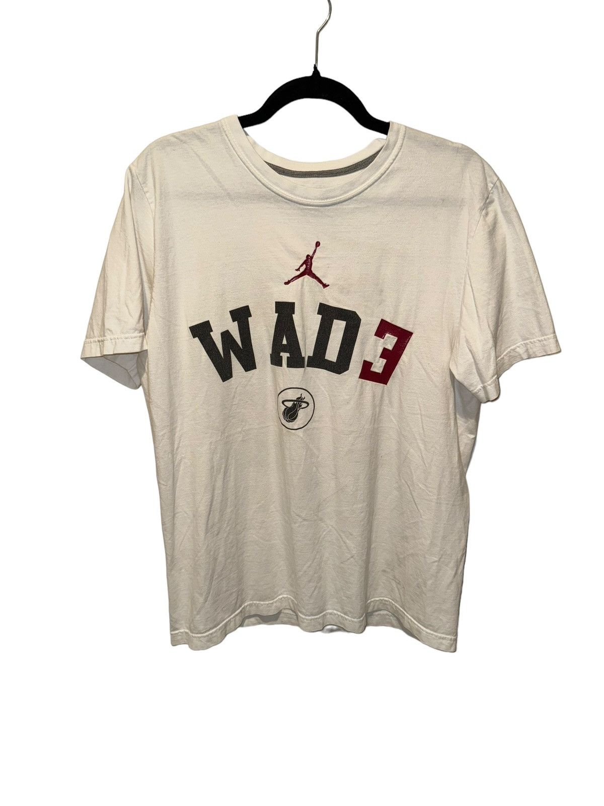 Jordan Brand × NBA × Vintage Nike Miami Heat Dwayne Wade 2012 White Hot Shirt L RARE Size US L / EU 52-54 / 3 - 1 Thumbnail