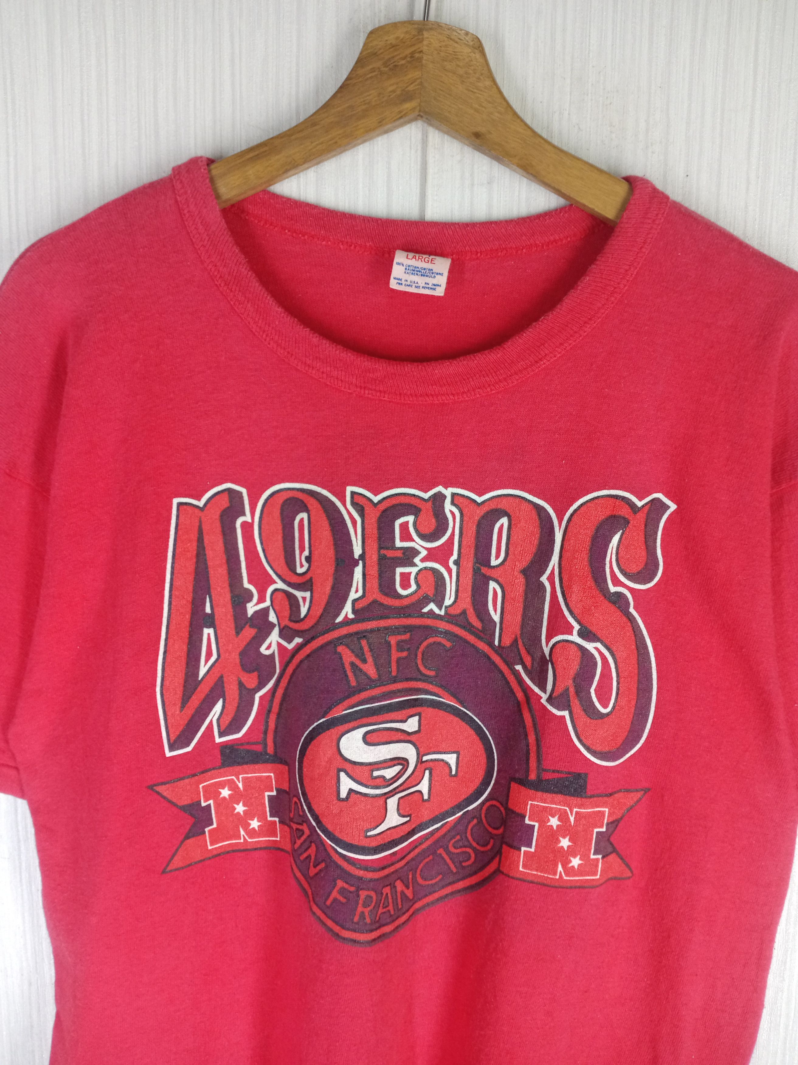 Champion × NFL Very Rare Vintage 70s Champion 49ers San Francisco Tshirt Size US M / EU 48-50 / 2 - 4 Thumbnail